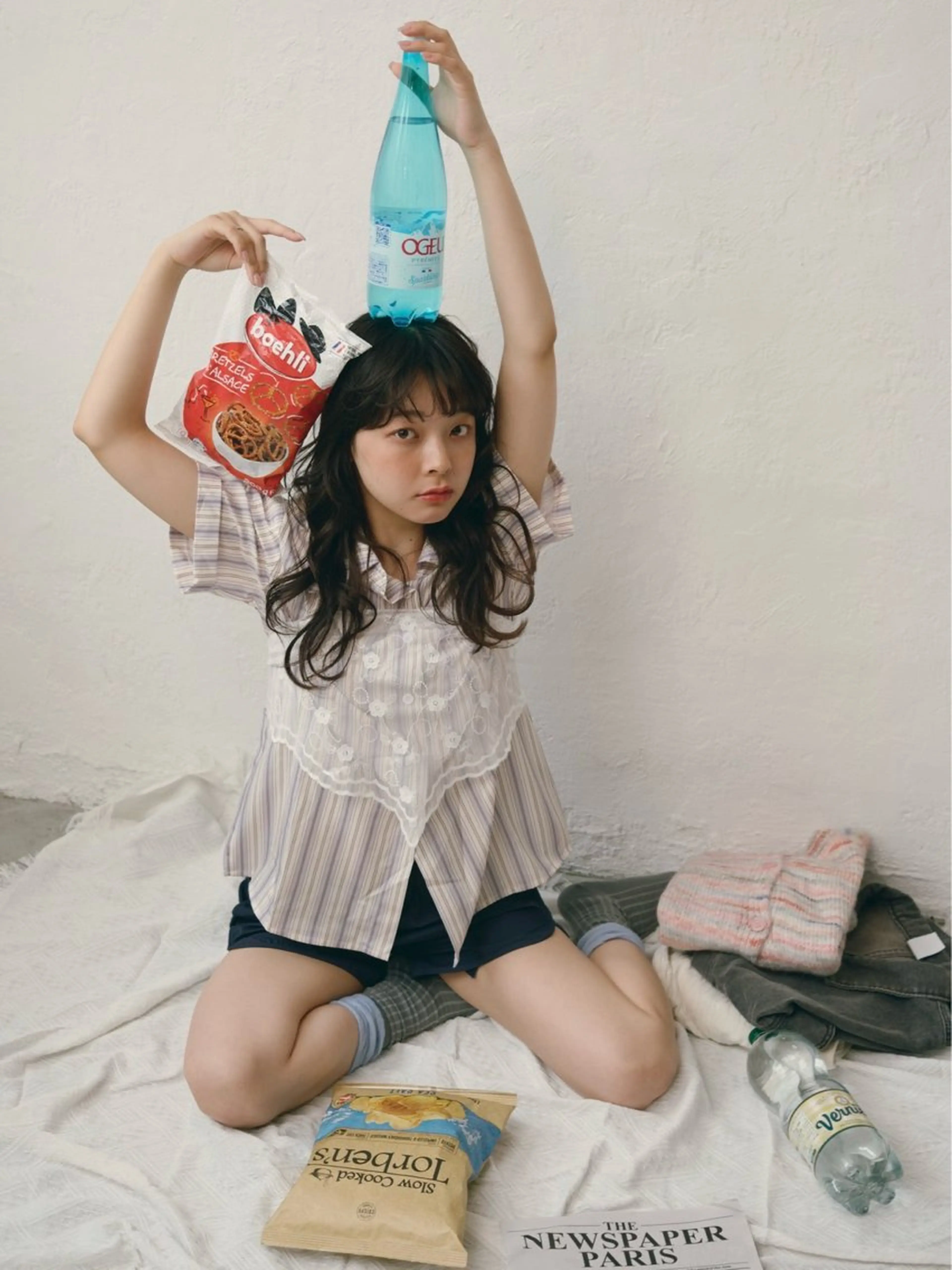 【🪼地毛風ストレート🪼】似合わせ小顔カット＋前髪✨️縮毛矯正ストレート+ スチーム付トリートメントの写真