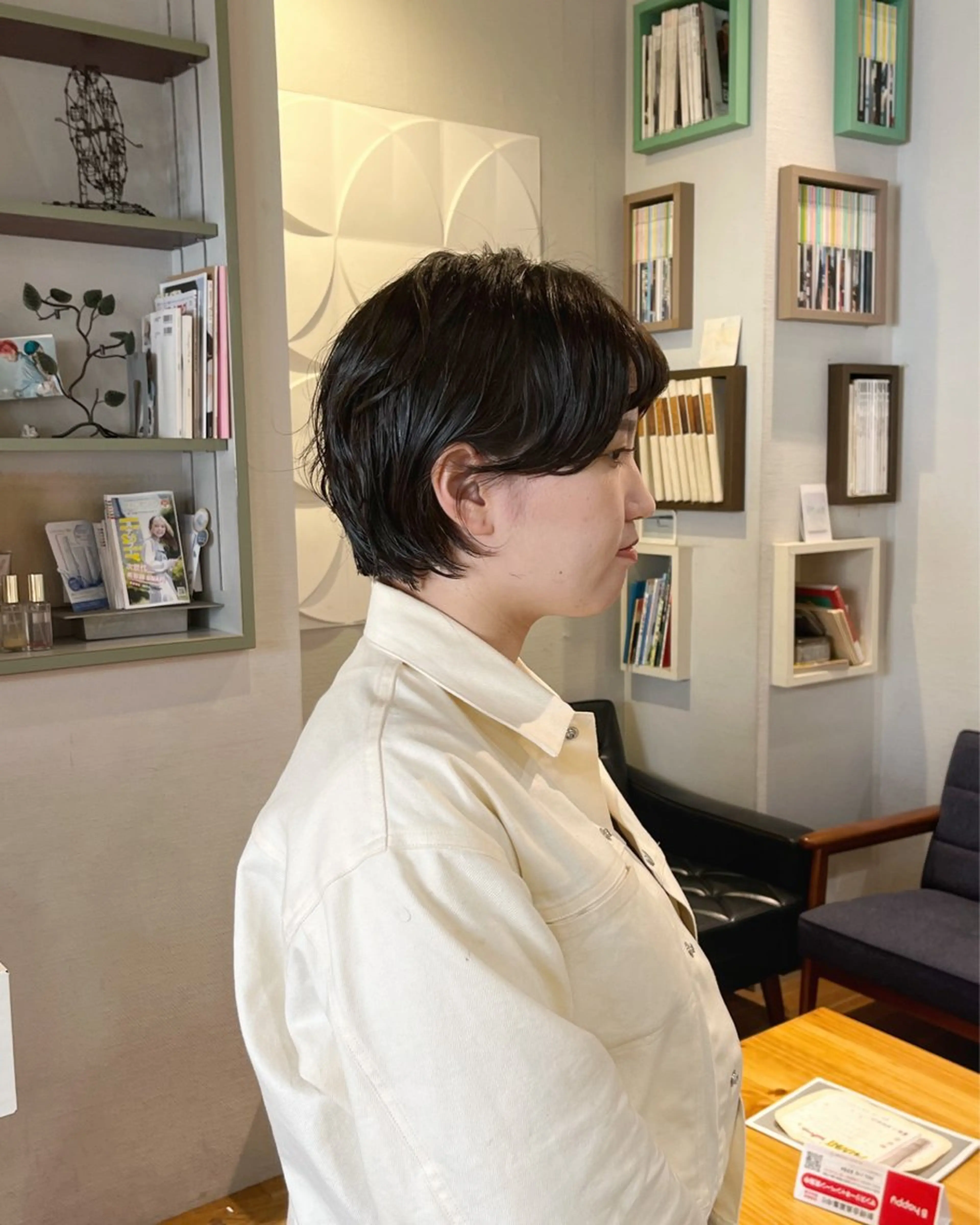 ショート ショートボブ ボブ オン眉 ショートヘア kawai rihoのヘアスタイル