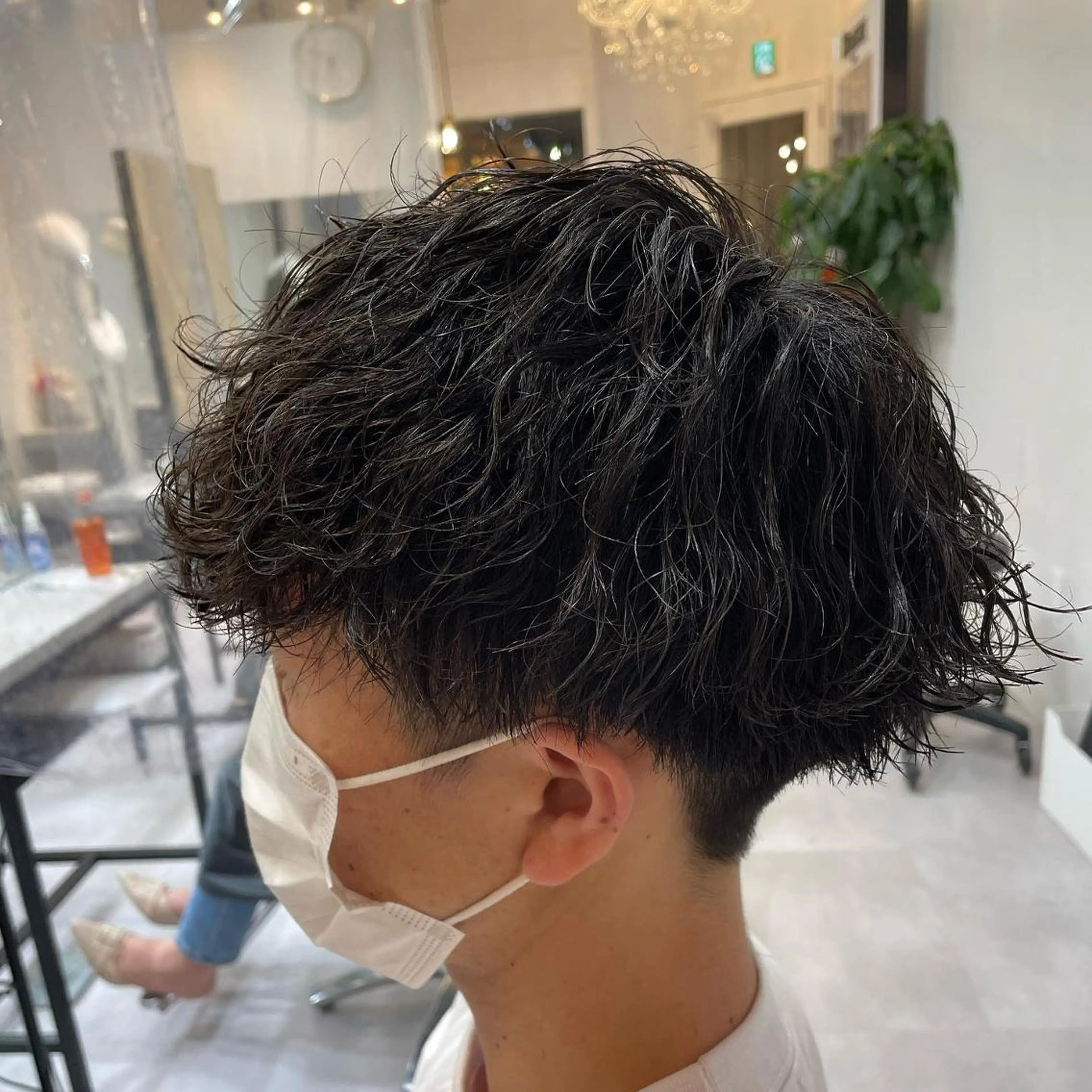 ショート 髪質改善× ハイライト溝江のヘアスタイル