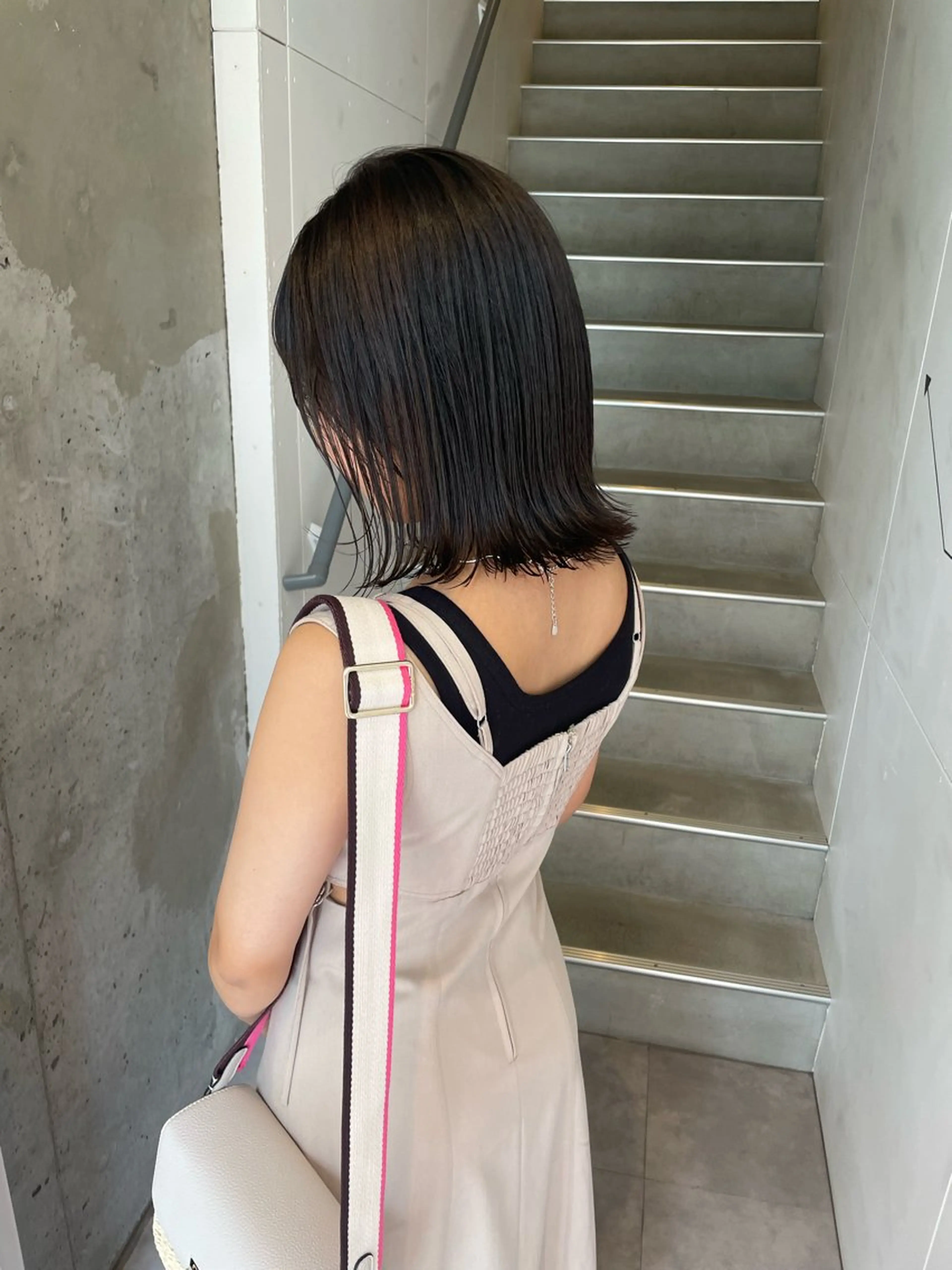 ミディアム ボブ カット A/LEE所属・久保田 千尋のヘアスタイル