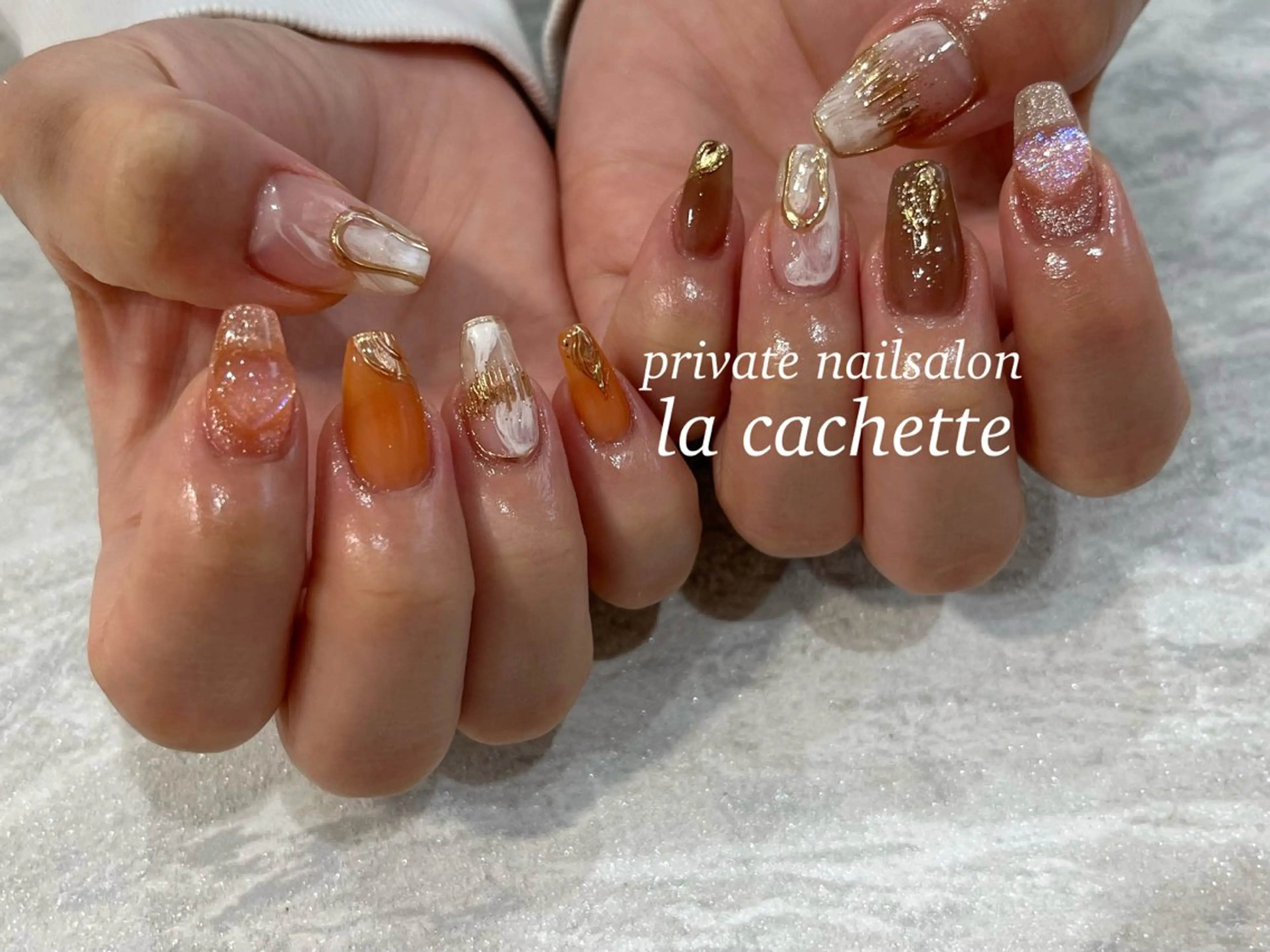 ネイル la cachetteのネイルデザイン