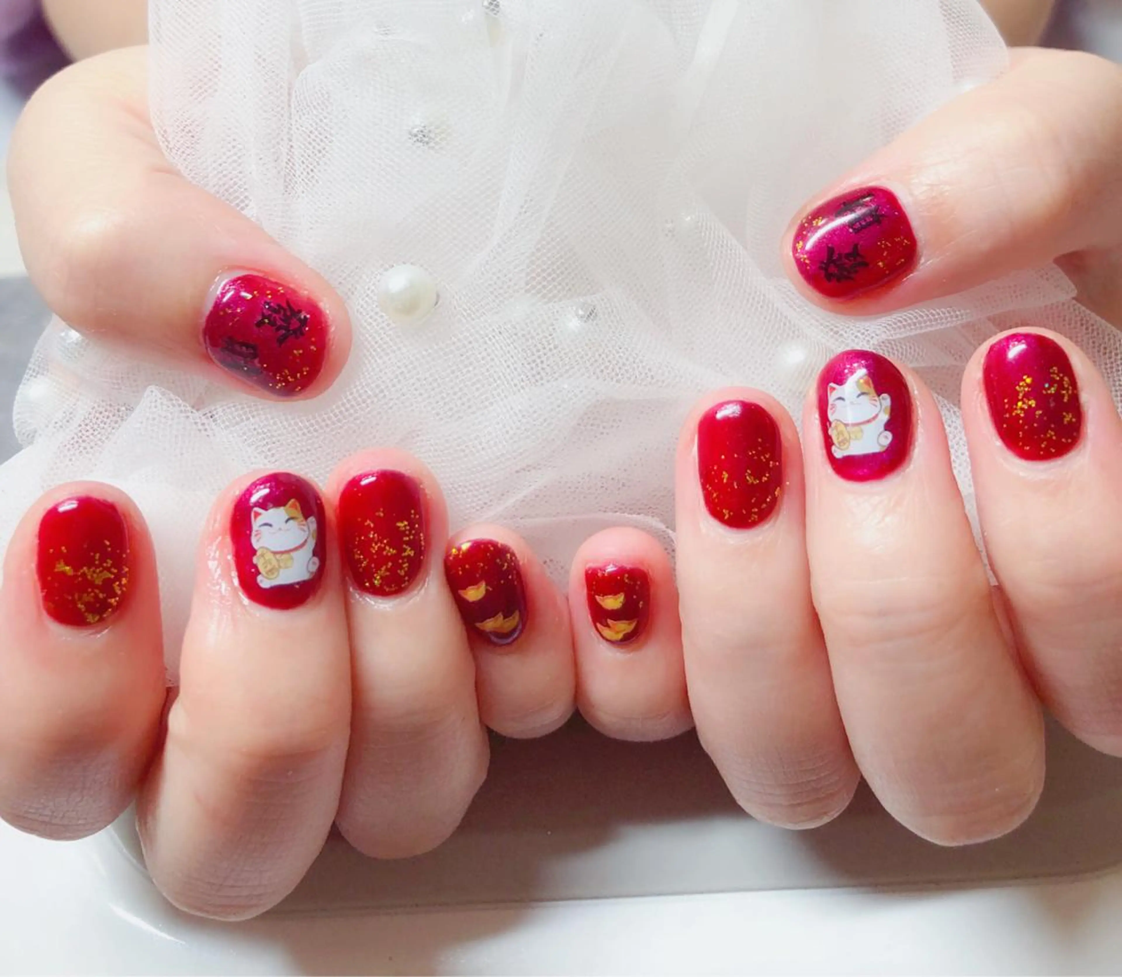 ネイル ハンドネイル マジックミラー所属・マジック ミラーのネイルデザイン