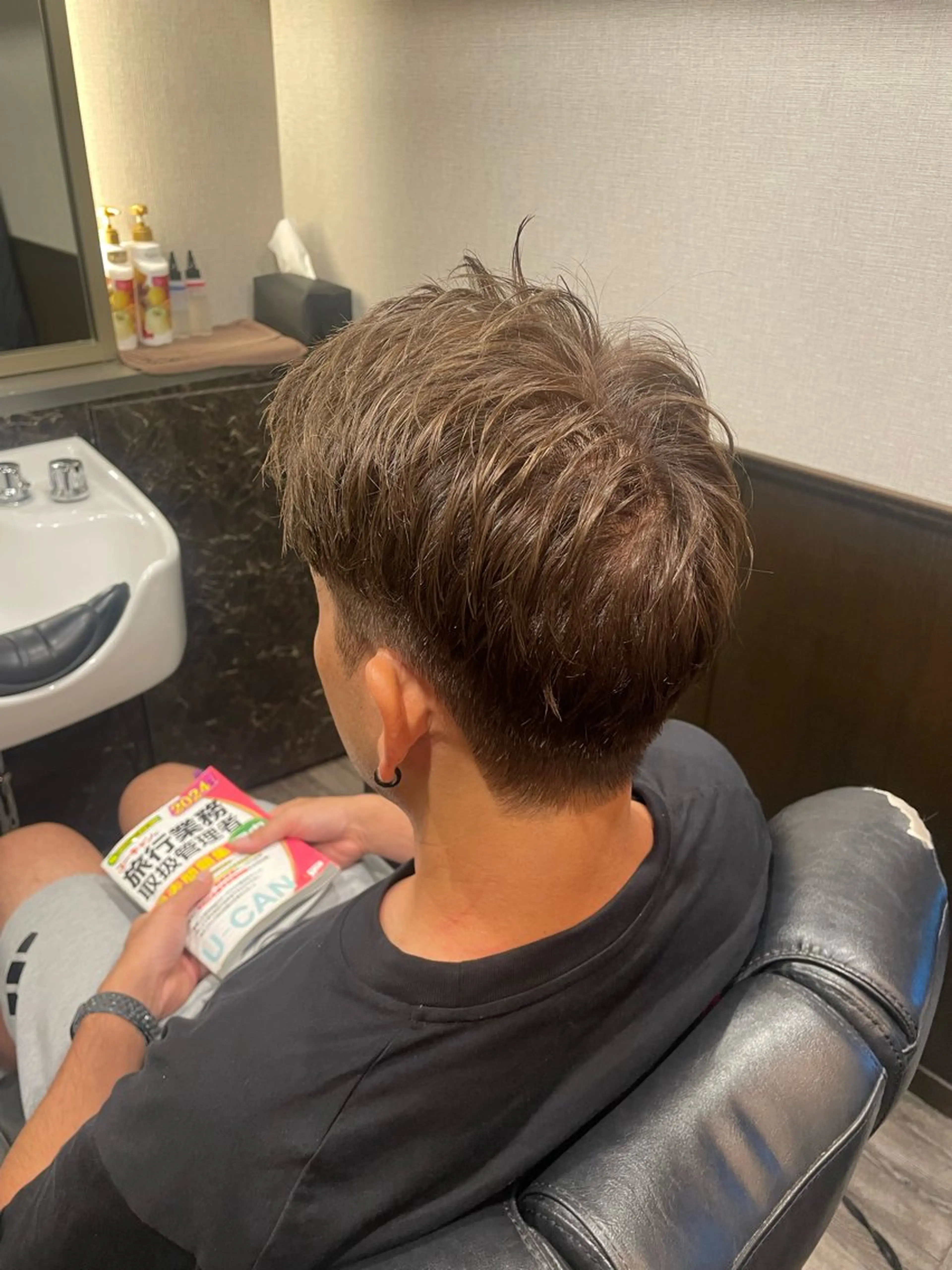 ショート メンズ 小森 優仁のヘアスタイル