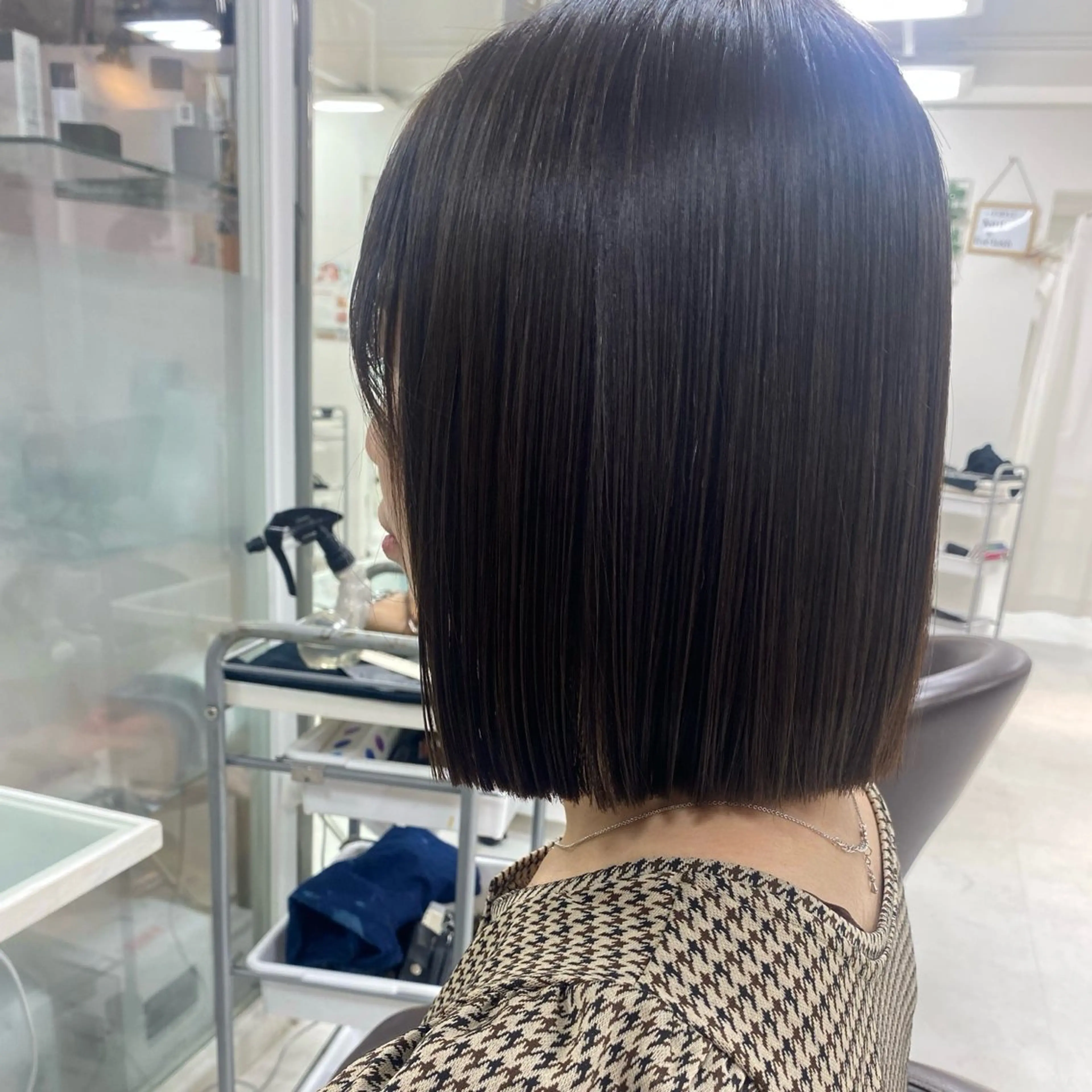 ミディアム ボブ さいとう あやかのヘアスタイル