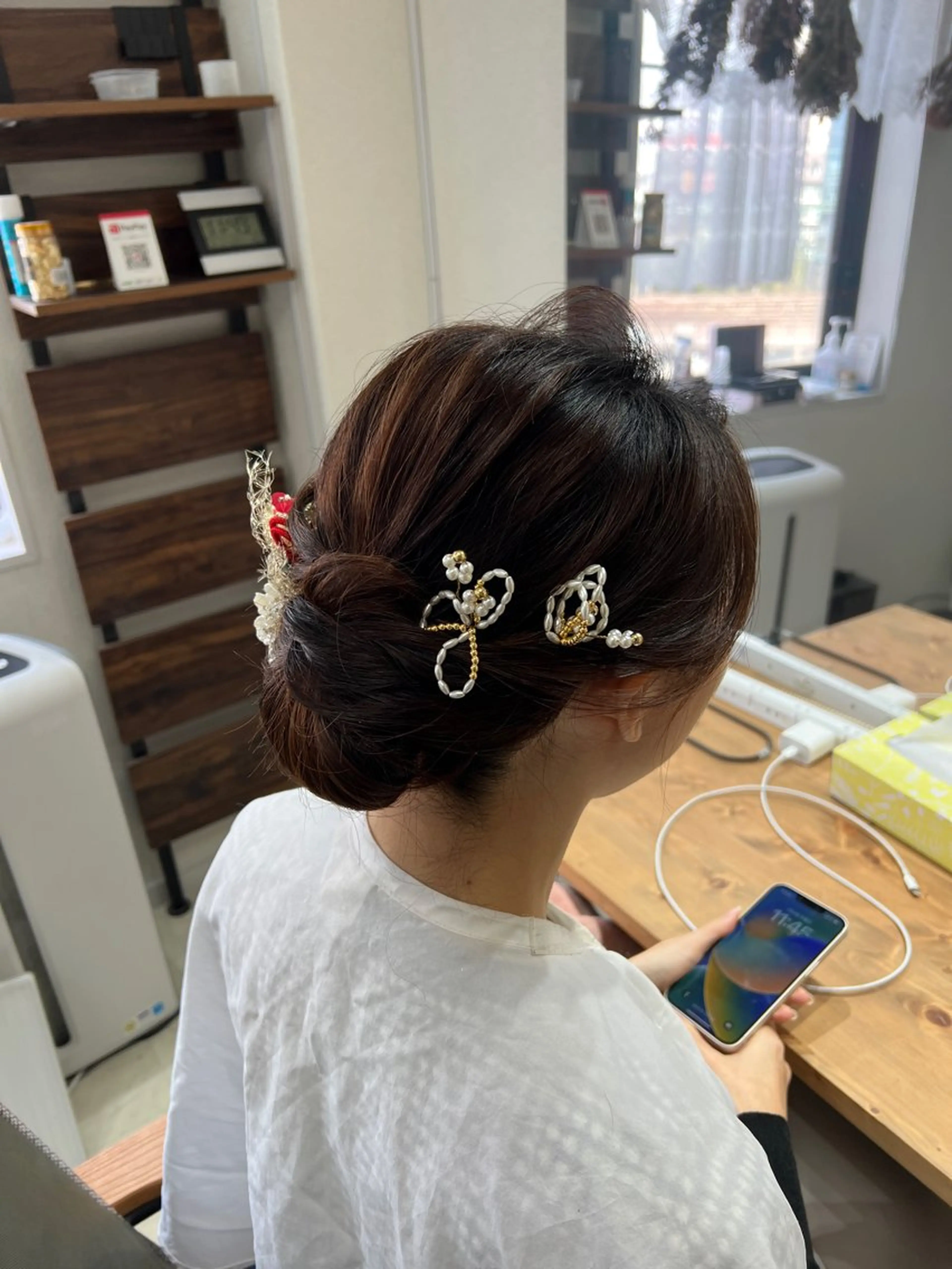 ミディアム ヘアアレンジ 山室 敬義のヘアスタイル