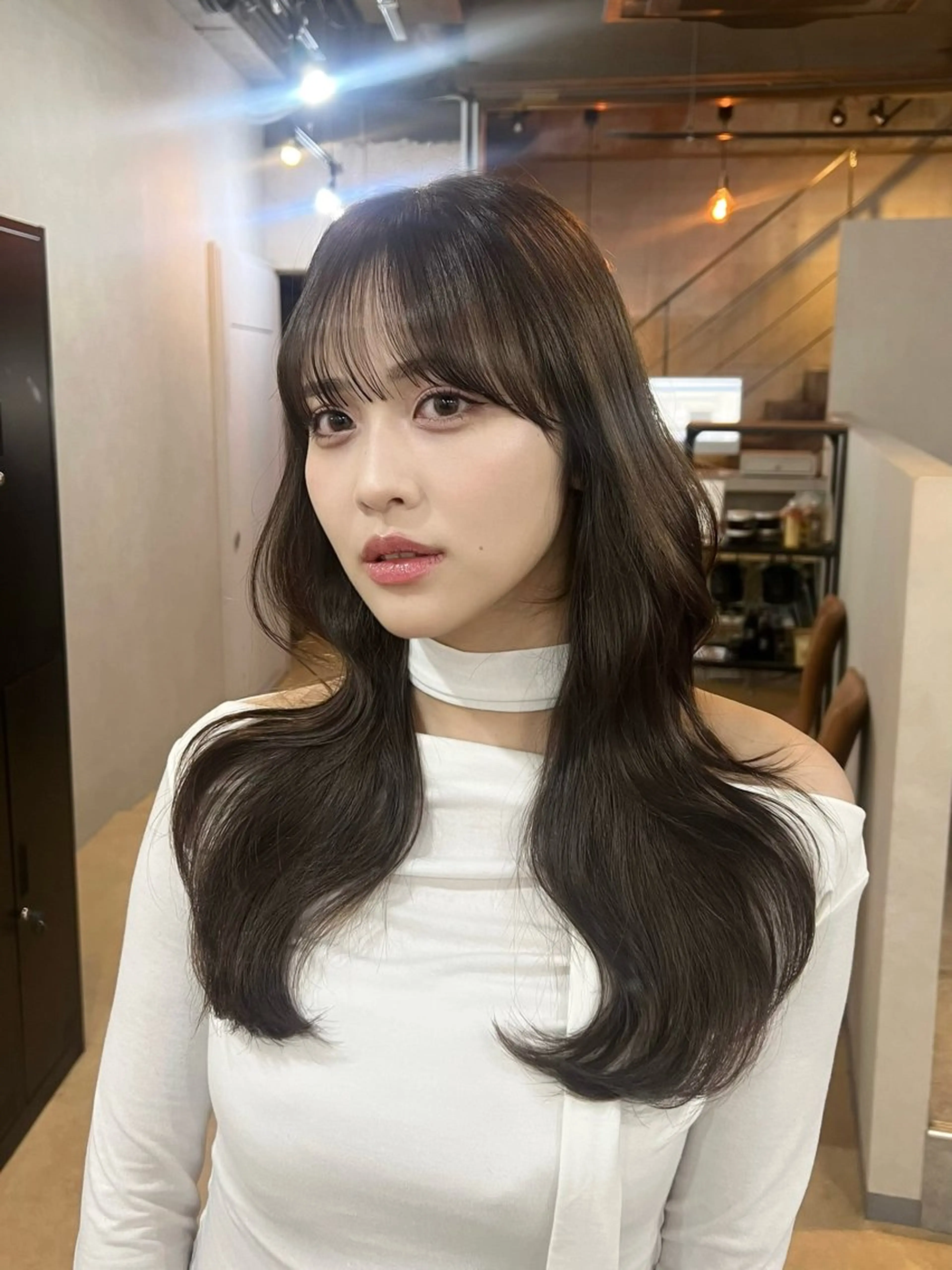 ロング くびれヘア 髪質改善 韓国風ヘア レイヤーカット 縮毛矯正 カット ヘアカラー トリートメント 店長/レイヤーカット /大東悠生のヘアスタイル