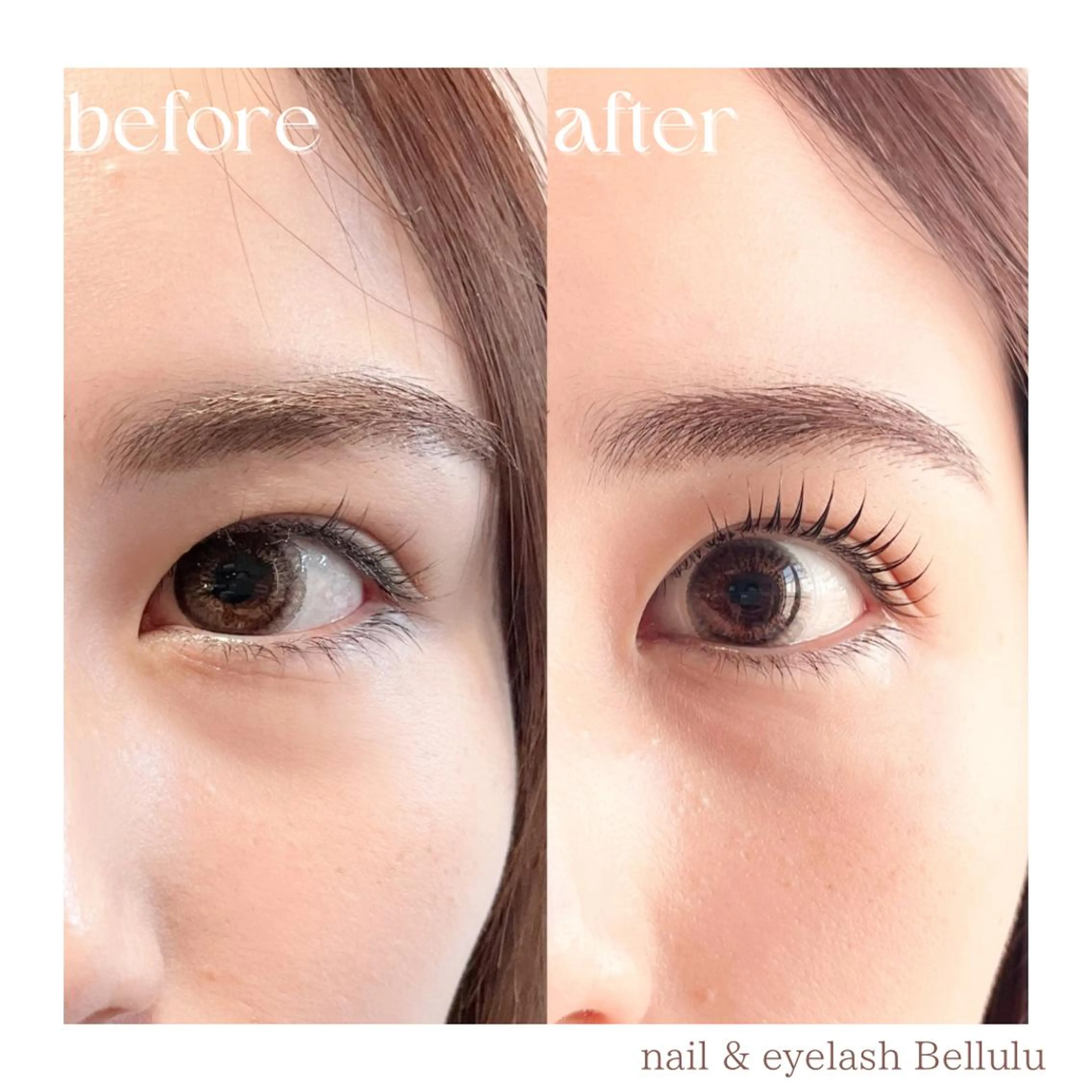マツエク・マツパ nail & eyelash Bellulu所属・稲 美穂のマツエク・マツパデザイン