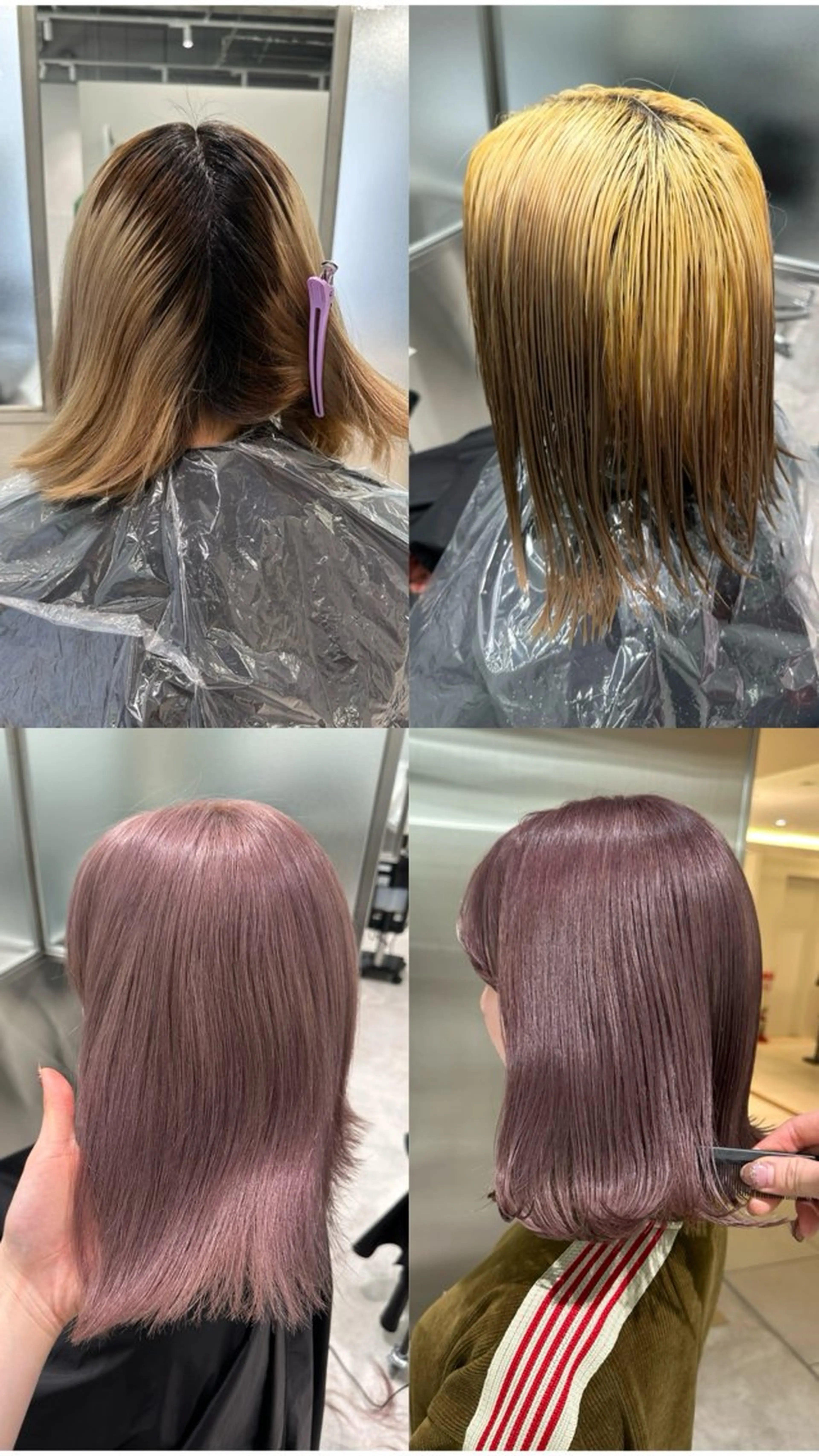 ショート カラー カット ヘアカラー iroha半個室 大阪/ボブ/縮毛矯正のヘアスタイル