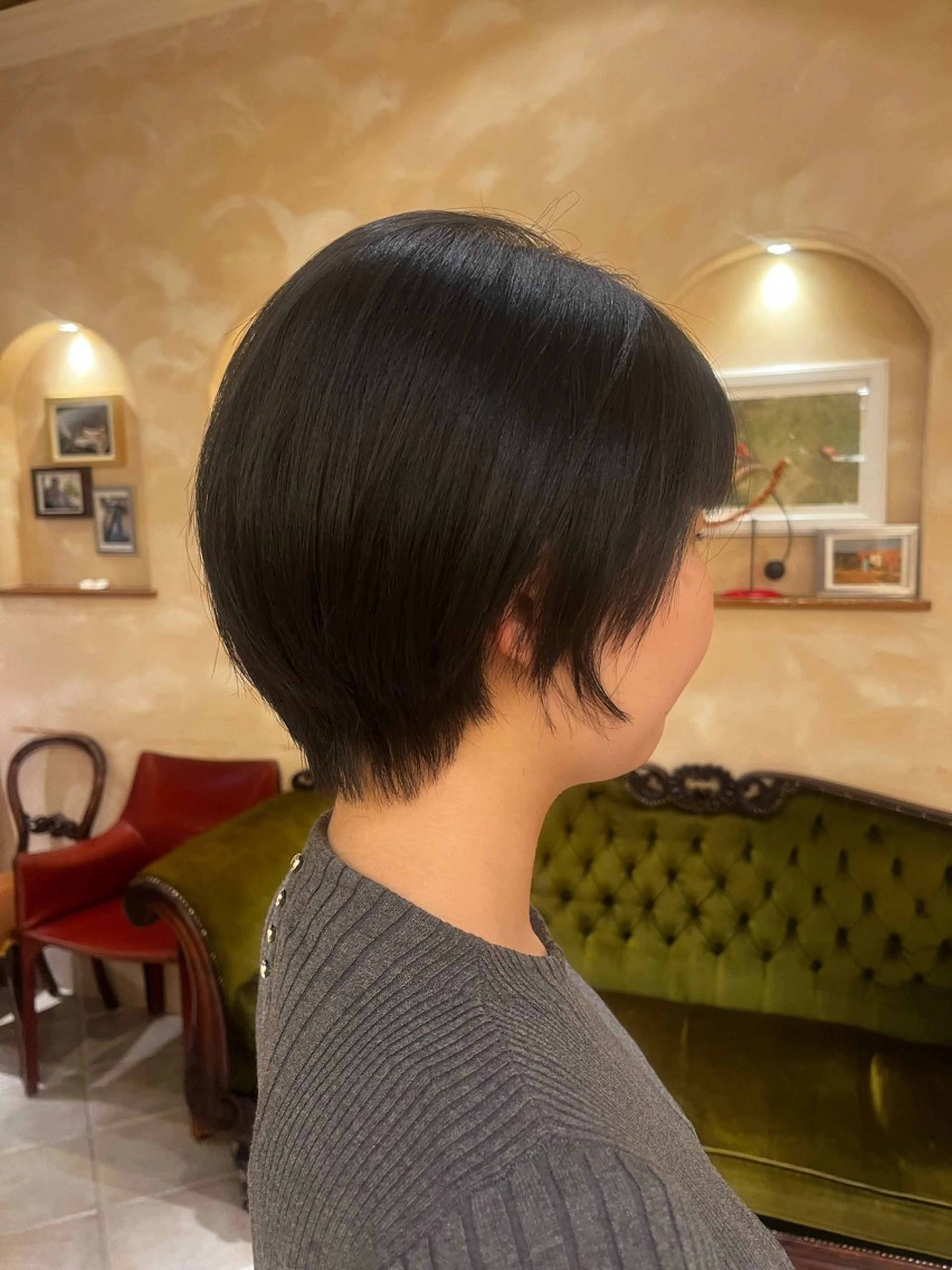 ショート 田内 満里奈のヘアスタイル