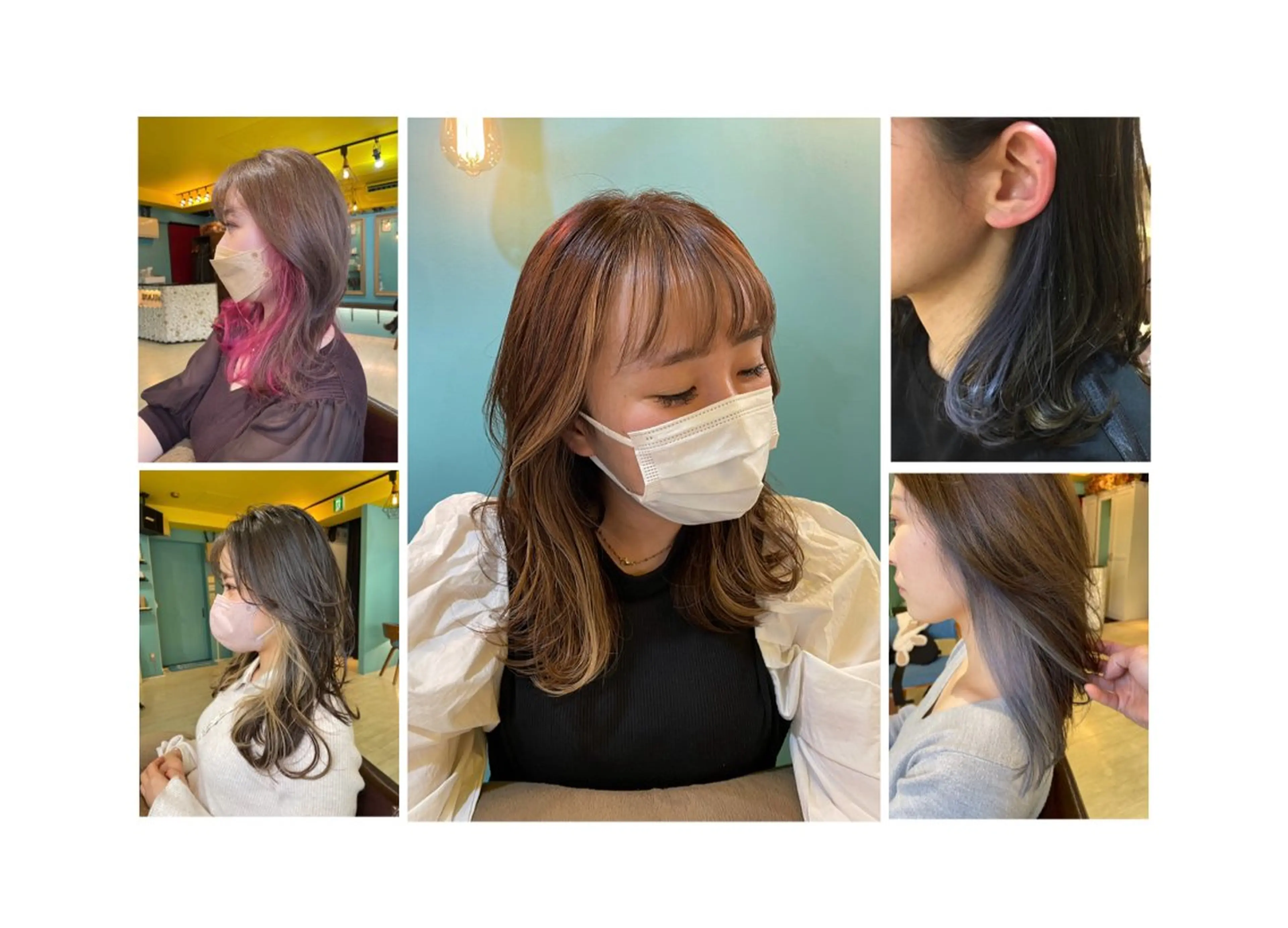 ⭐️超特⭐️インナーカラー（ブリーチ込み）＋透明感抜群カラー＋保湿トリートメント❣️の写真