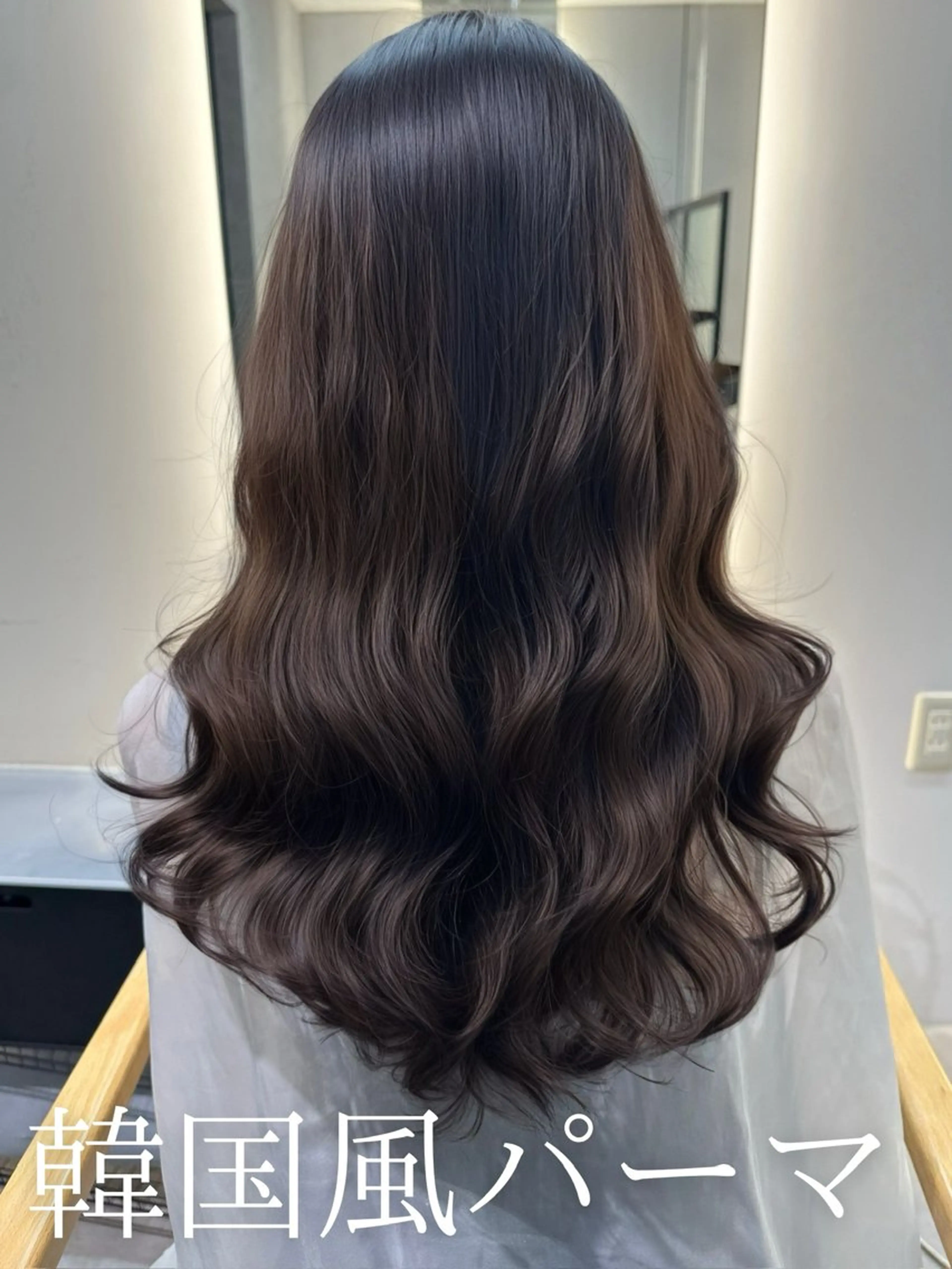 セミロング パーマ 韓国風パーマ/ 韓国ヘア/大森千寛のヘアスタイル