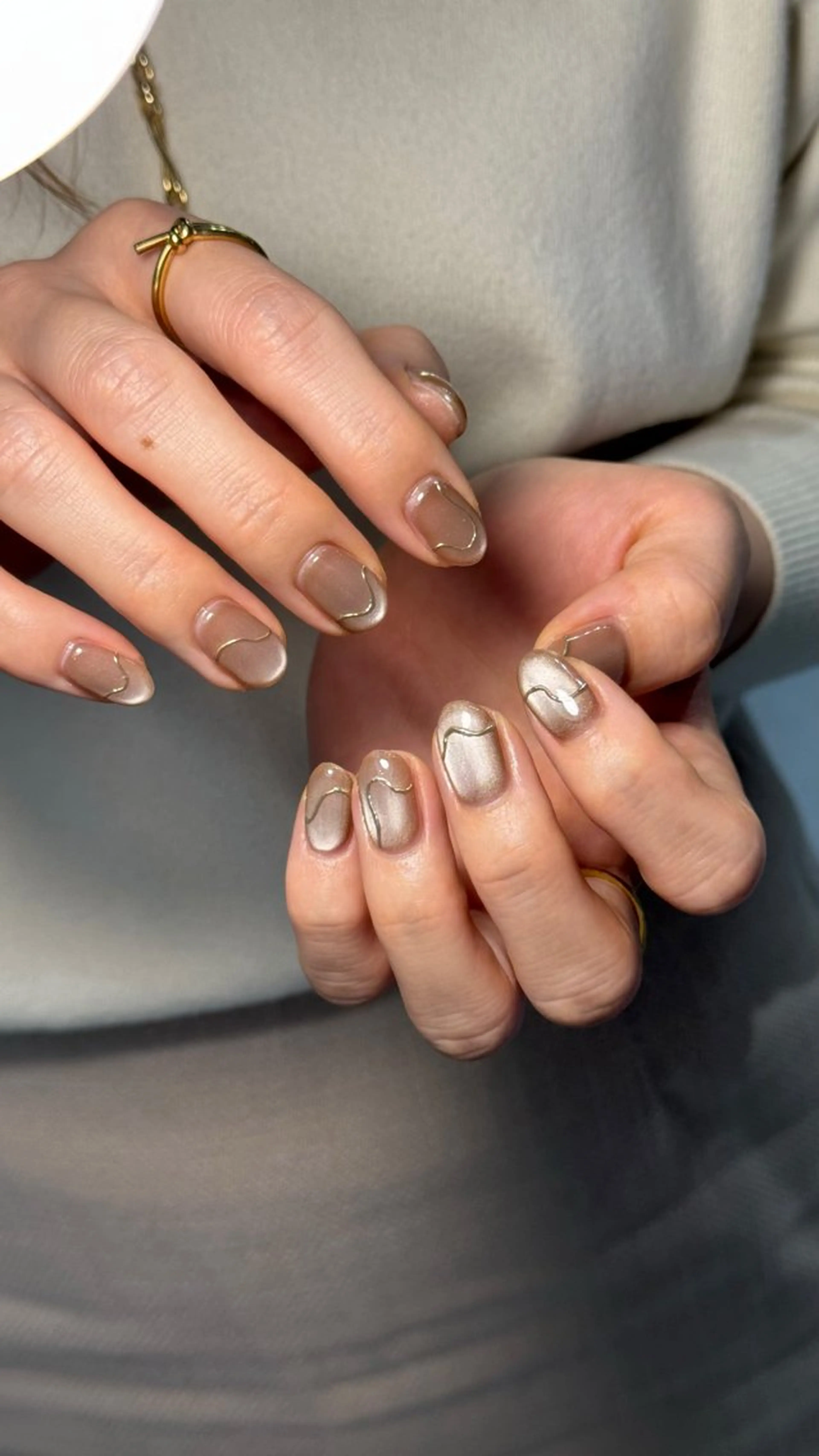 ネイル オフィスネイル ハンドネイル Momoka ネイリスト福岡/薬院のネイルデザイン