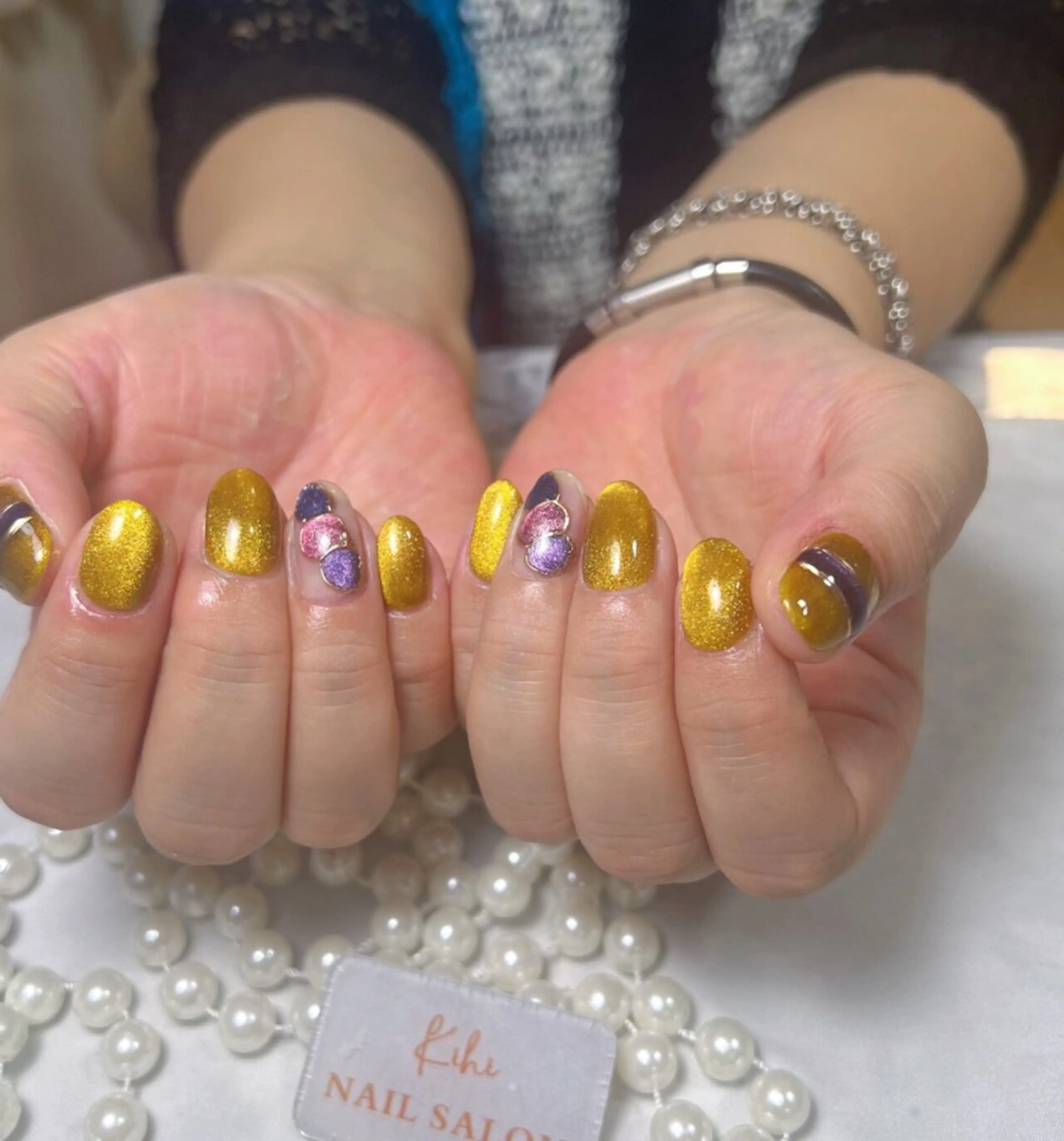 ネイル アートネイル フレンチネイル ジェルネイル グラデーション 韓国ネイル 村中 ハナのネイルデザイン