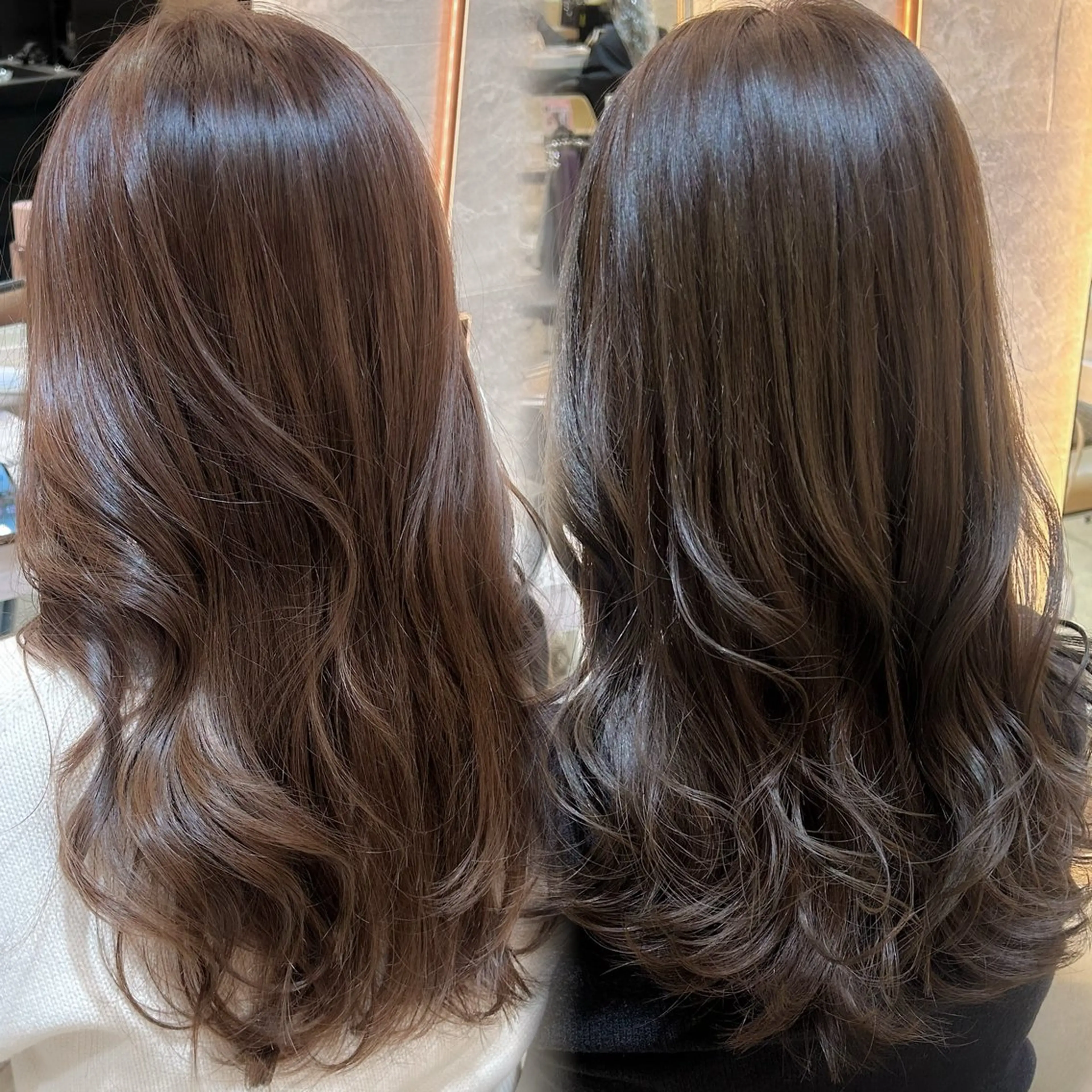 【当日予約限定⭐️】カット無料‼️＋艶カラー🫧＋高保湿トリートメント✨（ナノスチーム付き）の写真