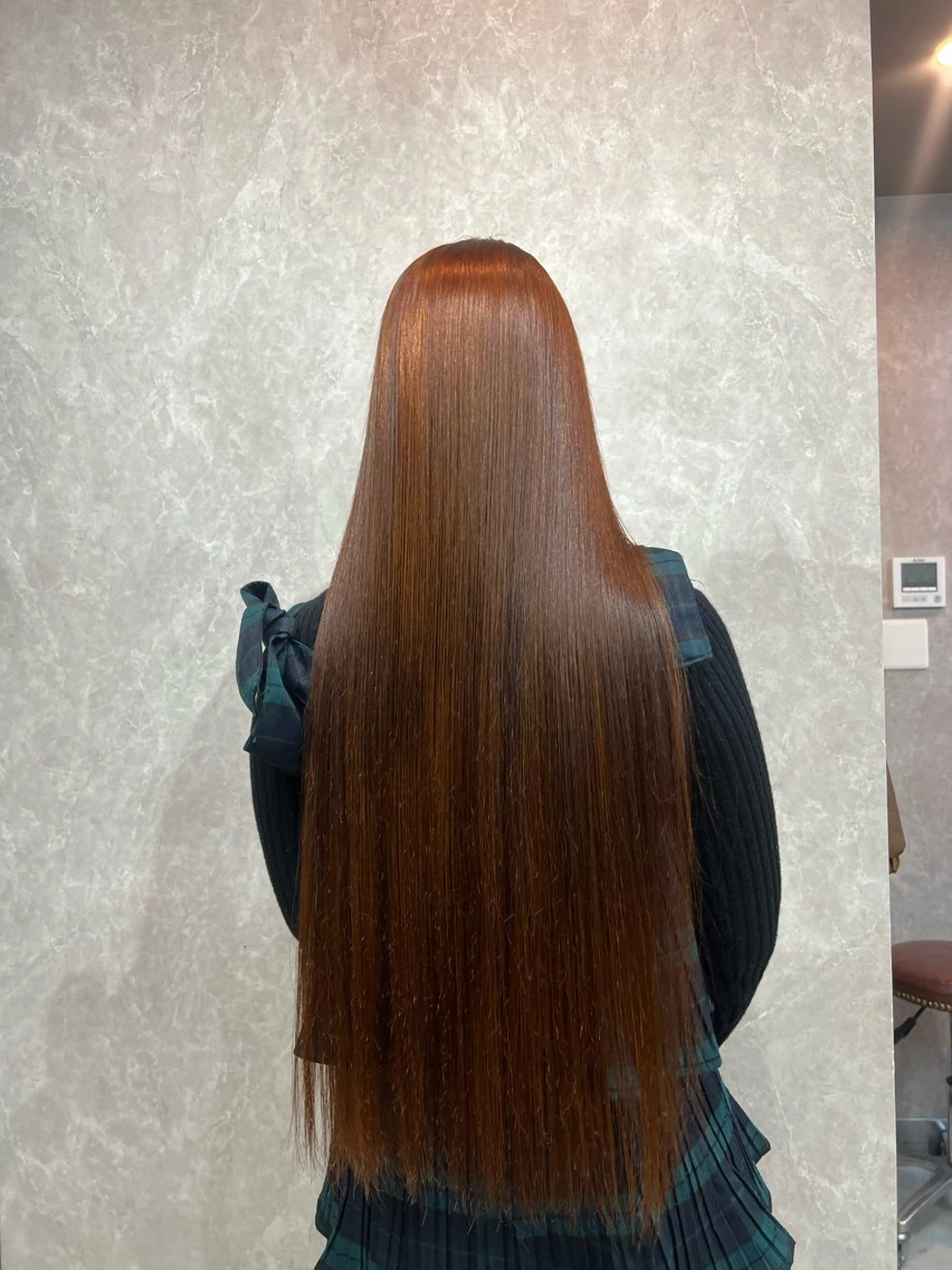 ロング 縮毛矯正 鹿児島 天文館 Colore凜のヘアスタイル