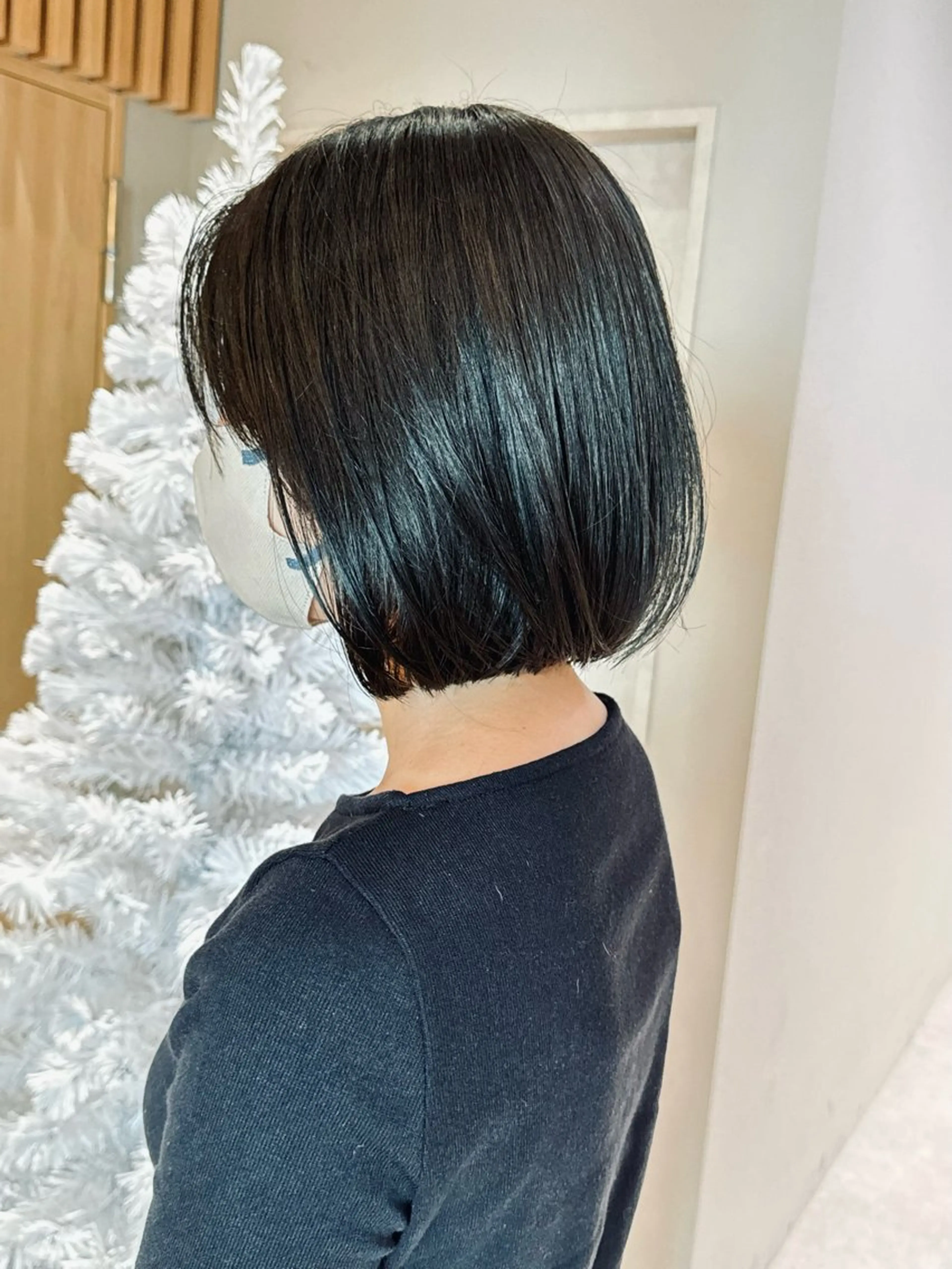 ミディアム カット ヘアカラー トリートメント 🩵縮毛矯正・ボブ 岩原朋也🩵のヘアスタイル