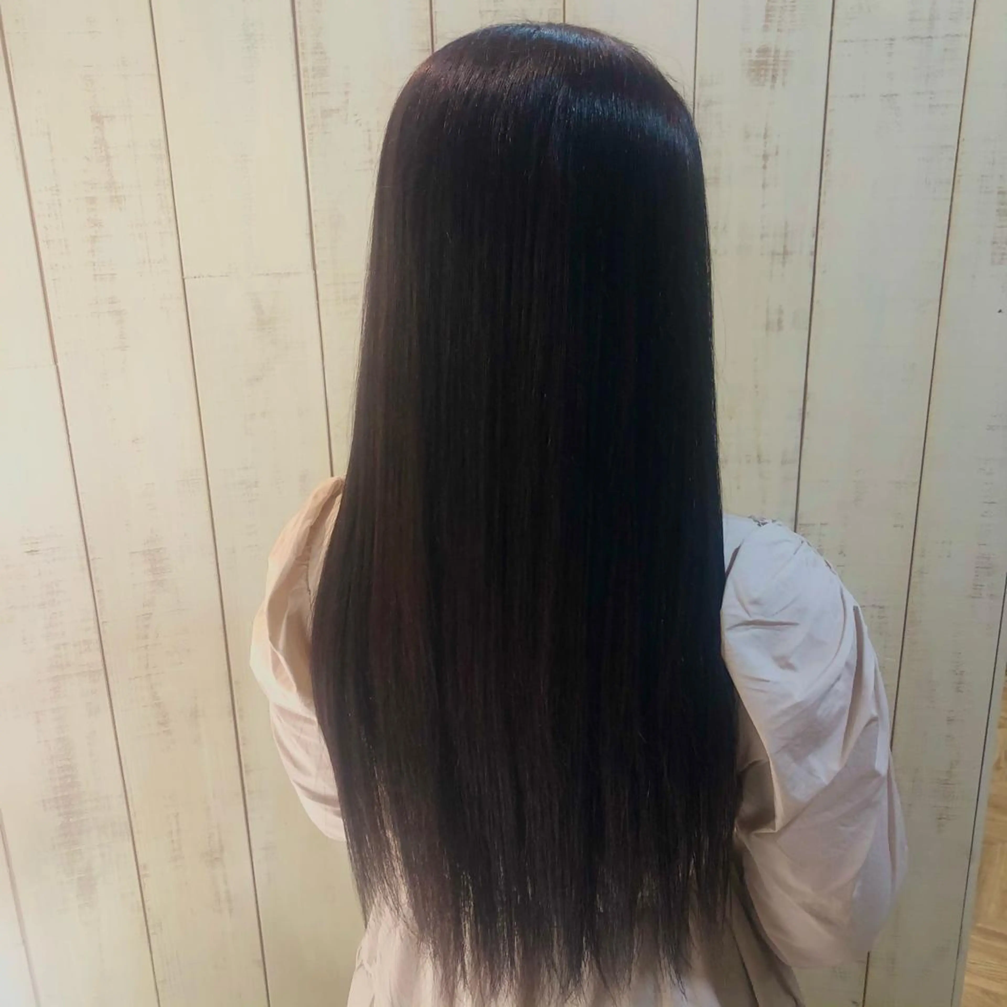 ロング カラー ピンクカラー ロング 韓国ヘア🇰🇷船橋 髪質改善/上野愛果のヘアスタイル