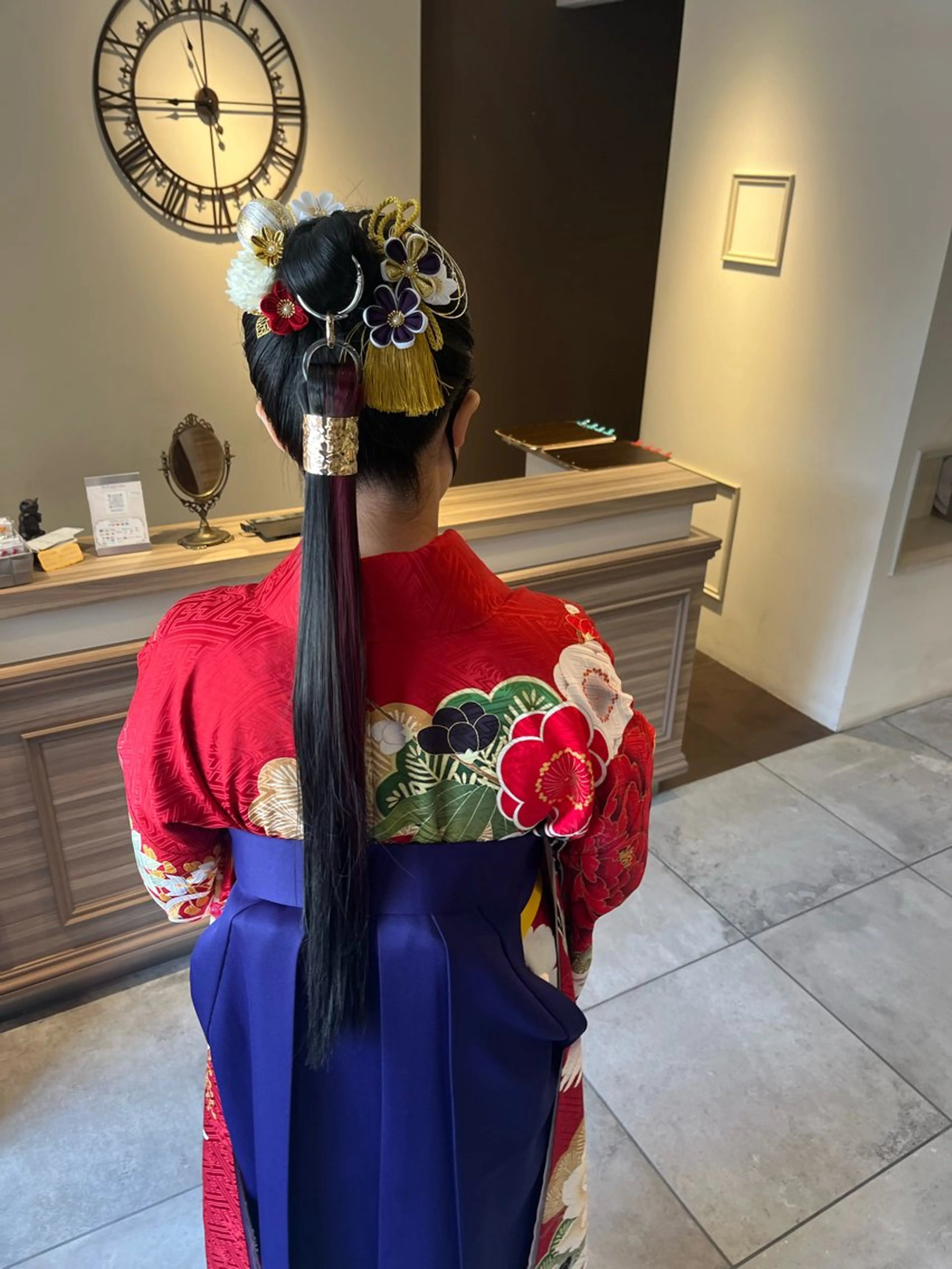 ヘアアレンジ 着付け 川越 輝梨奈のヘアスタイル