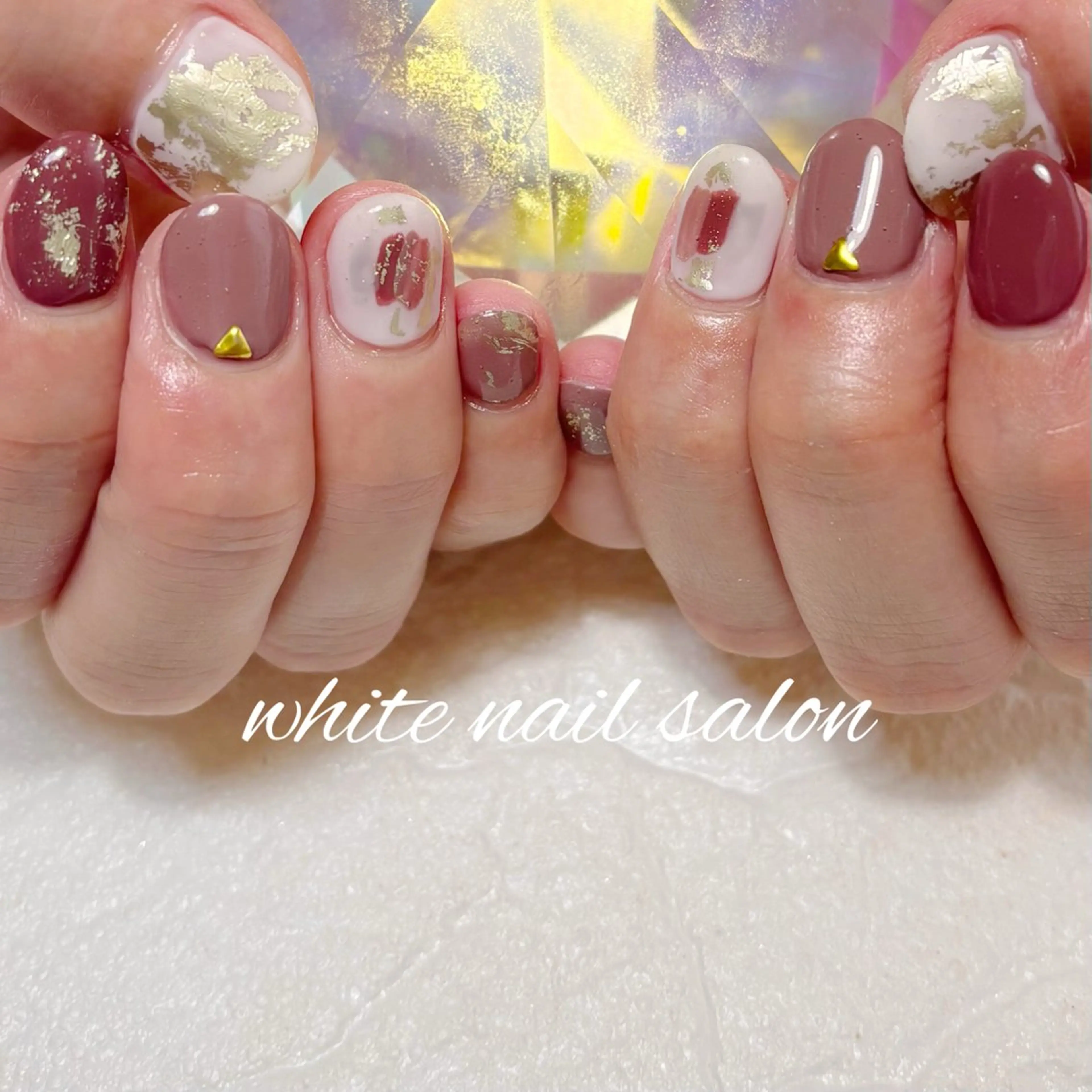 ネイル フットネイル ラメ(グリッター) ハンドネイル white nail salonのネイルデザイン