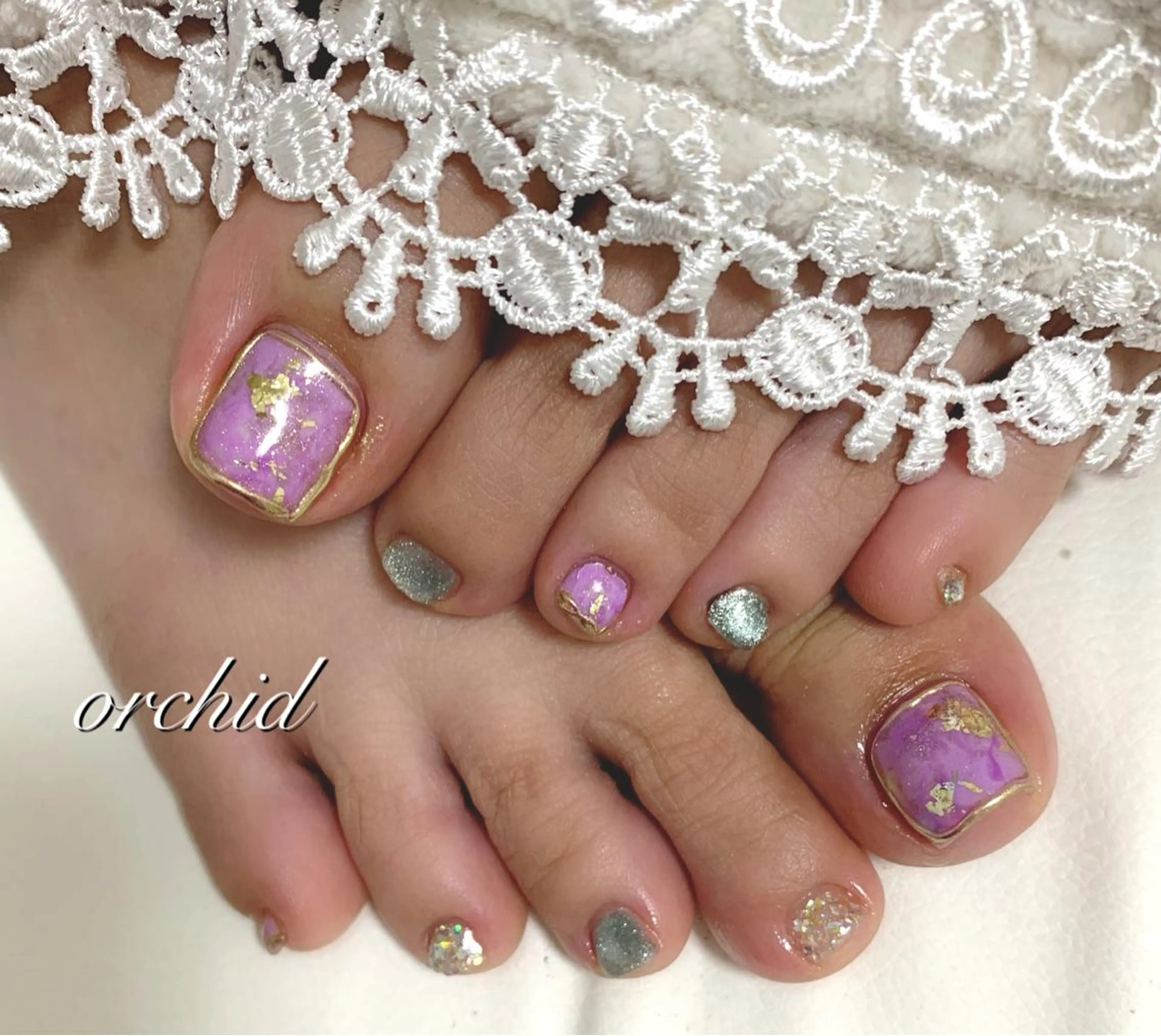 ネイル orchid ♡オーキッドのネイルデザイン