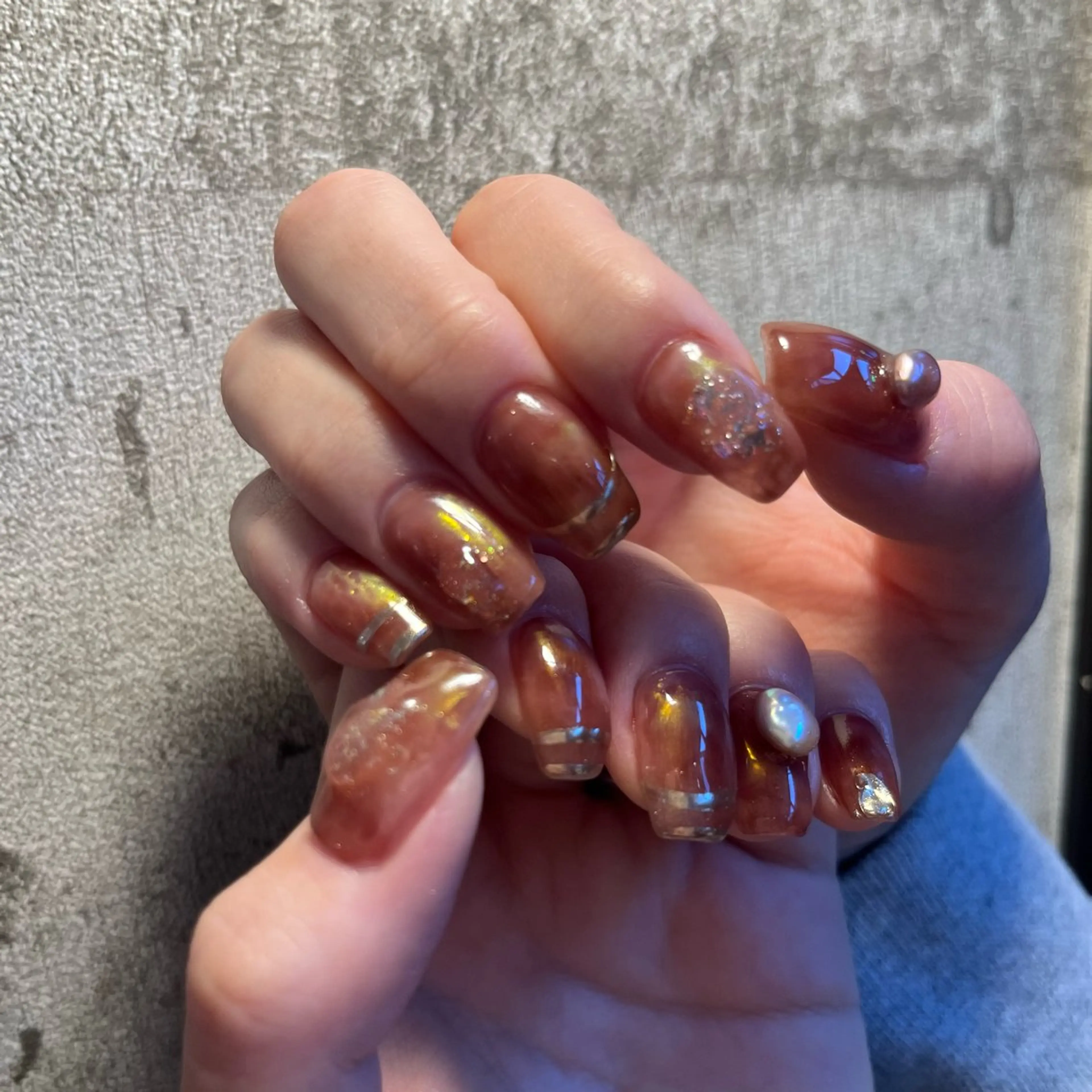 おまかせニュアンスネイルの写真