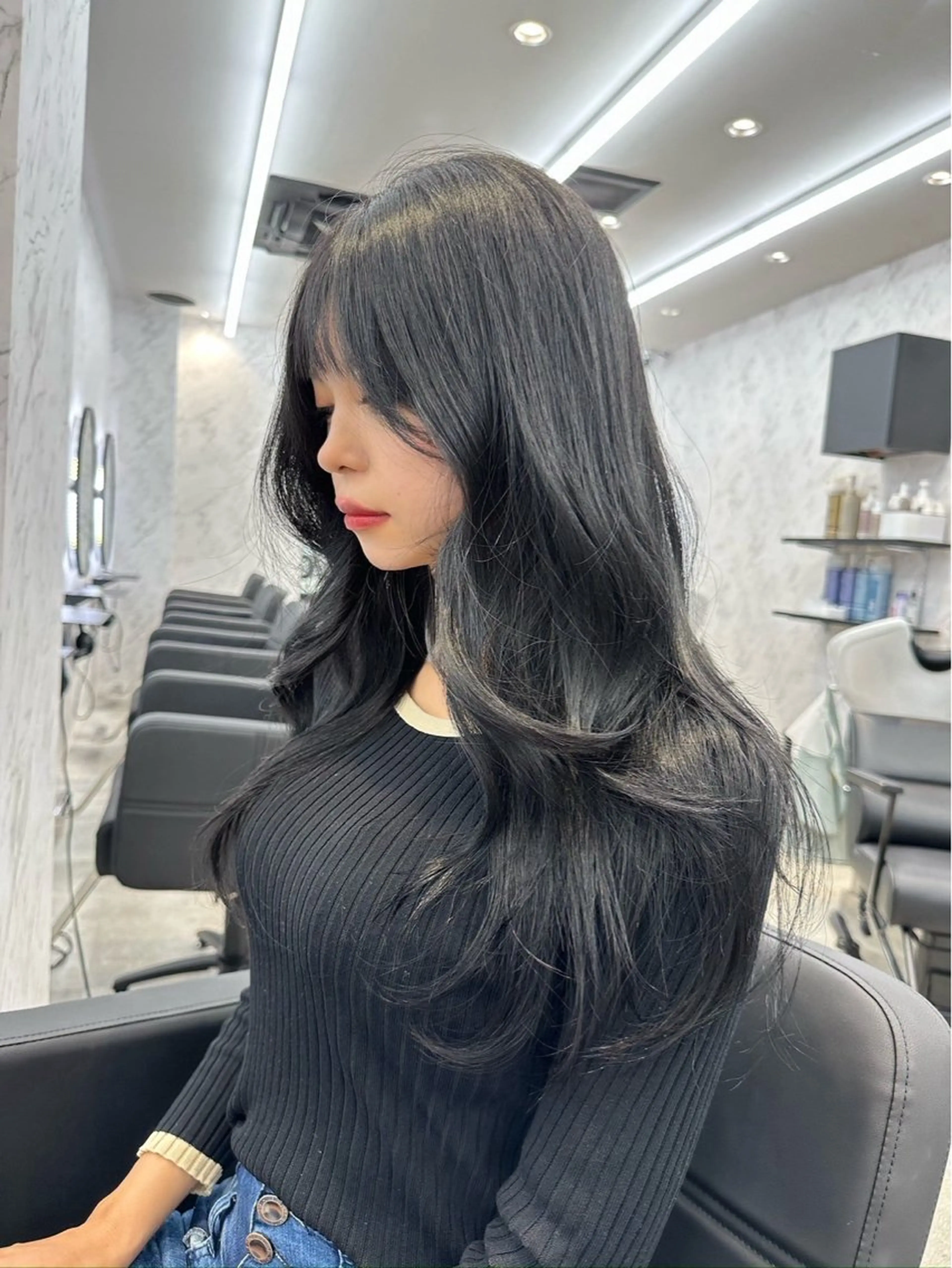 カラー ヘアカラー hair salon dot.mooda所属・레온⋆✦ Leon 透明感✨️Colorのヘアスタイル