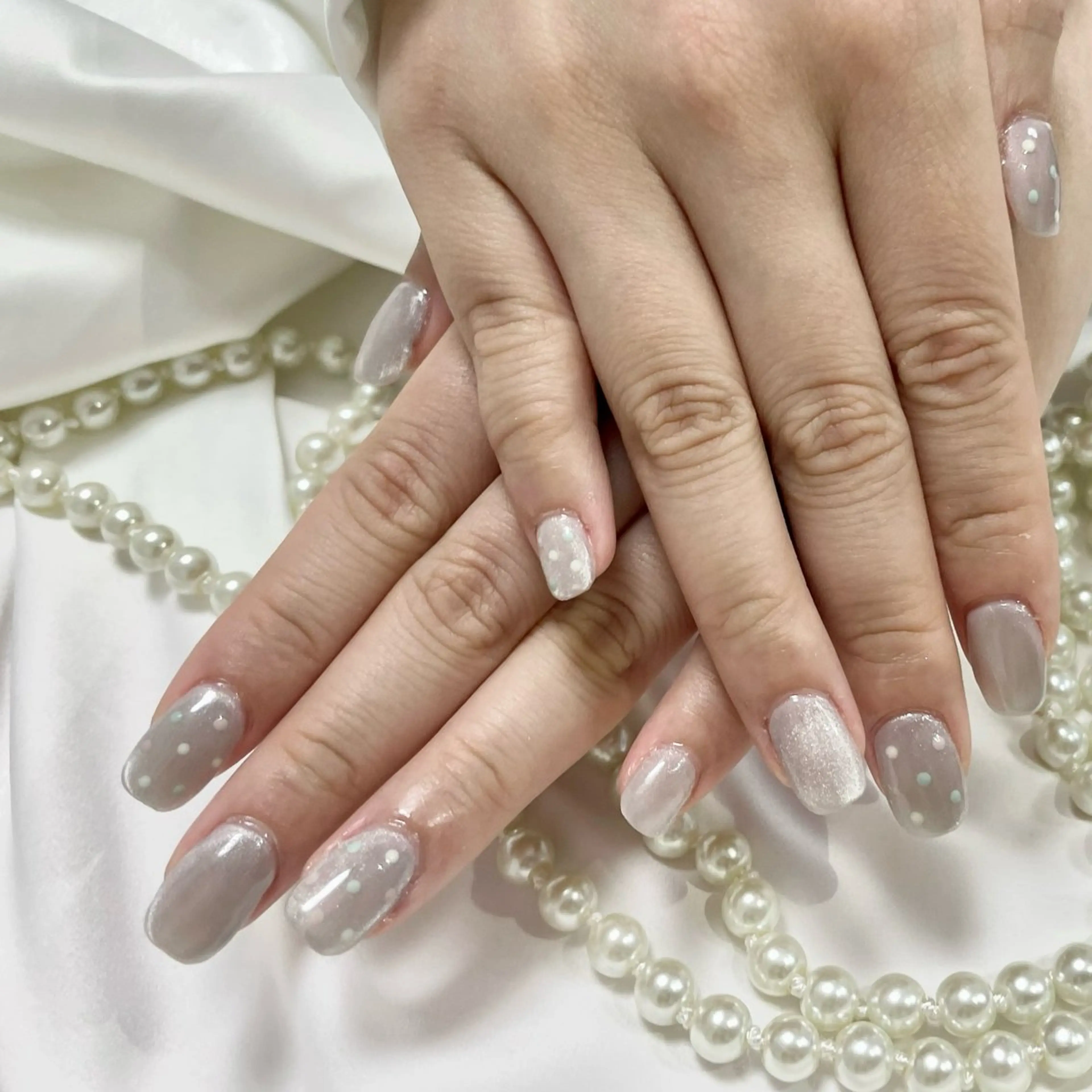 ネイル By moonネイル 🌷ワンホン/韓国風のネイルデザイン