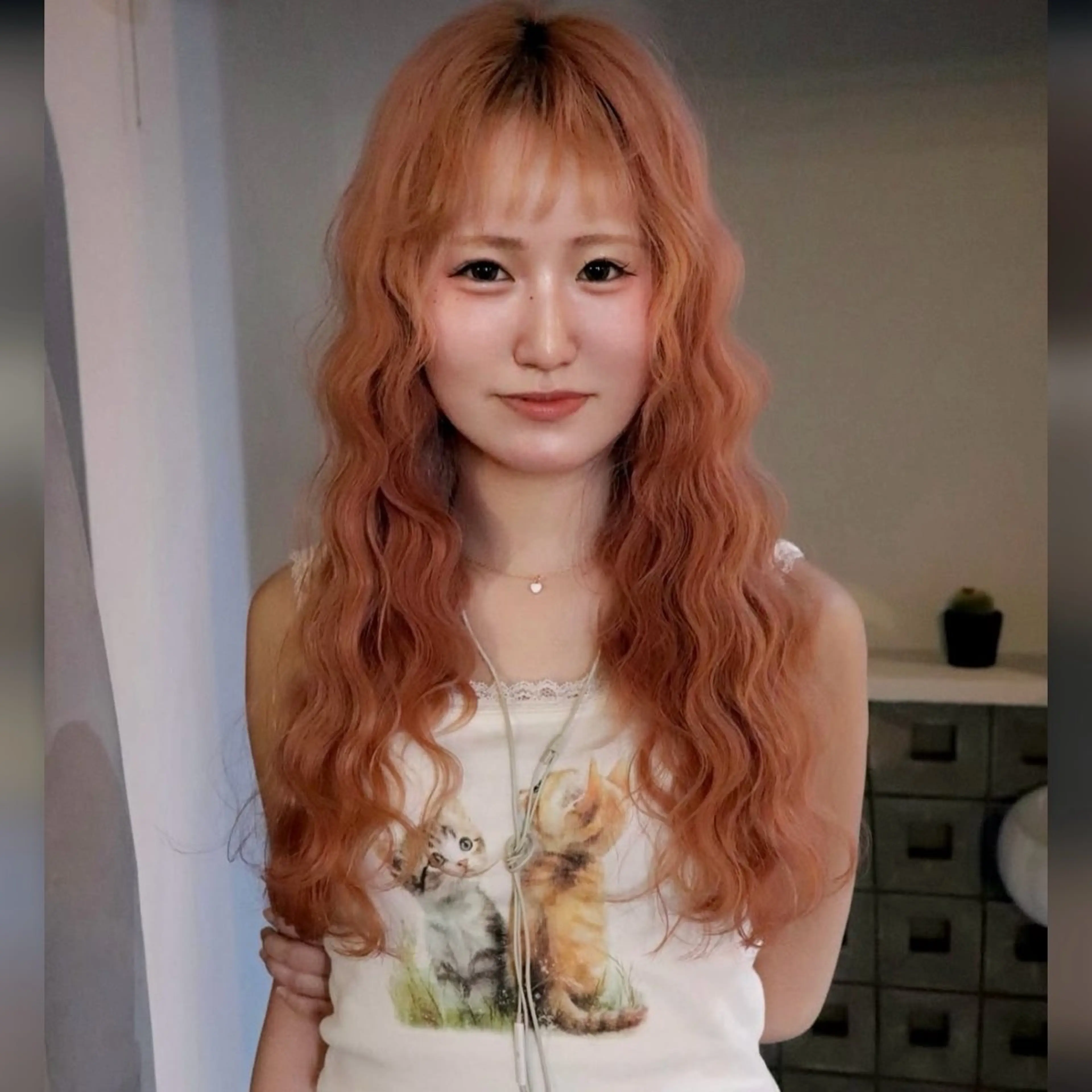 ロング カラー ヘアアレンジ ヘアカラー デザインカラー AYA/DEANのヘアスタイル