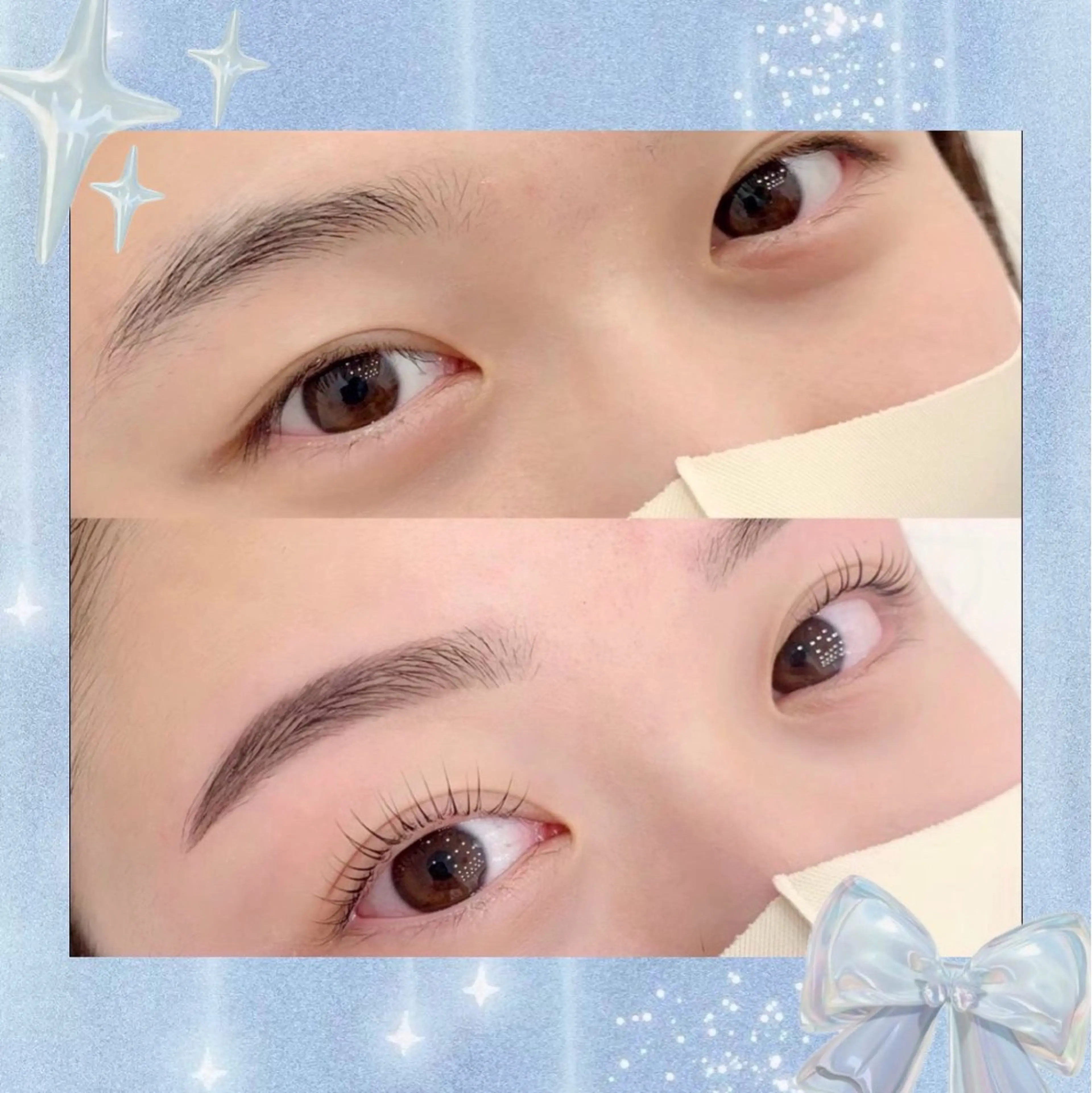 《 まつげパーマ ＆  美眉スタイリング 》  🫧お目元のトータルケア🫧の写真