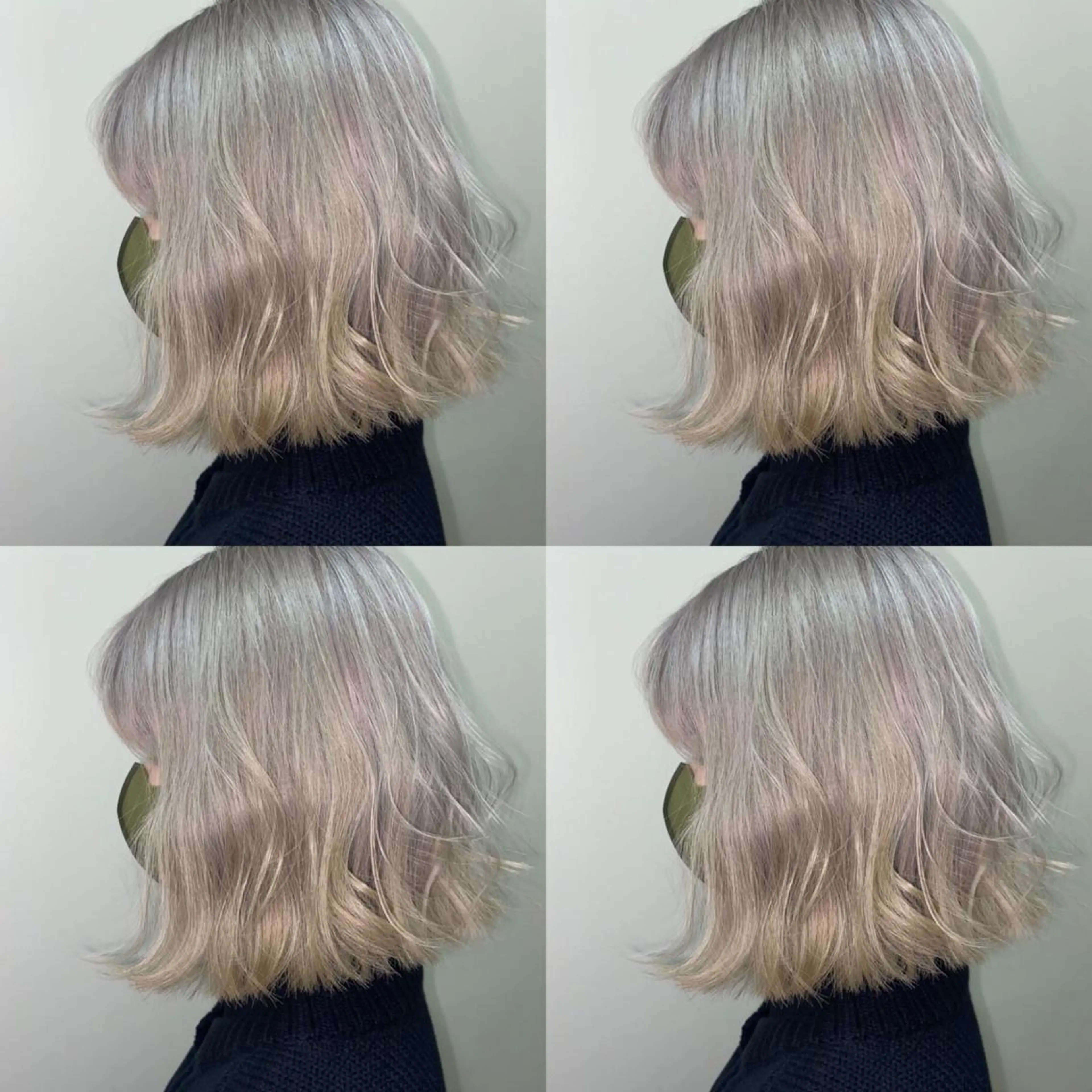 ミディアム カラー アディクシーカラー アッシュ ベージュカラー ハイライトカラー ハイトーンカラー カット パーマ トリートメント ご予約 宜しくお願いします！のヘアスタイル