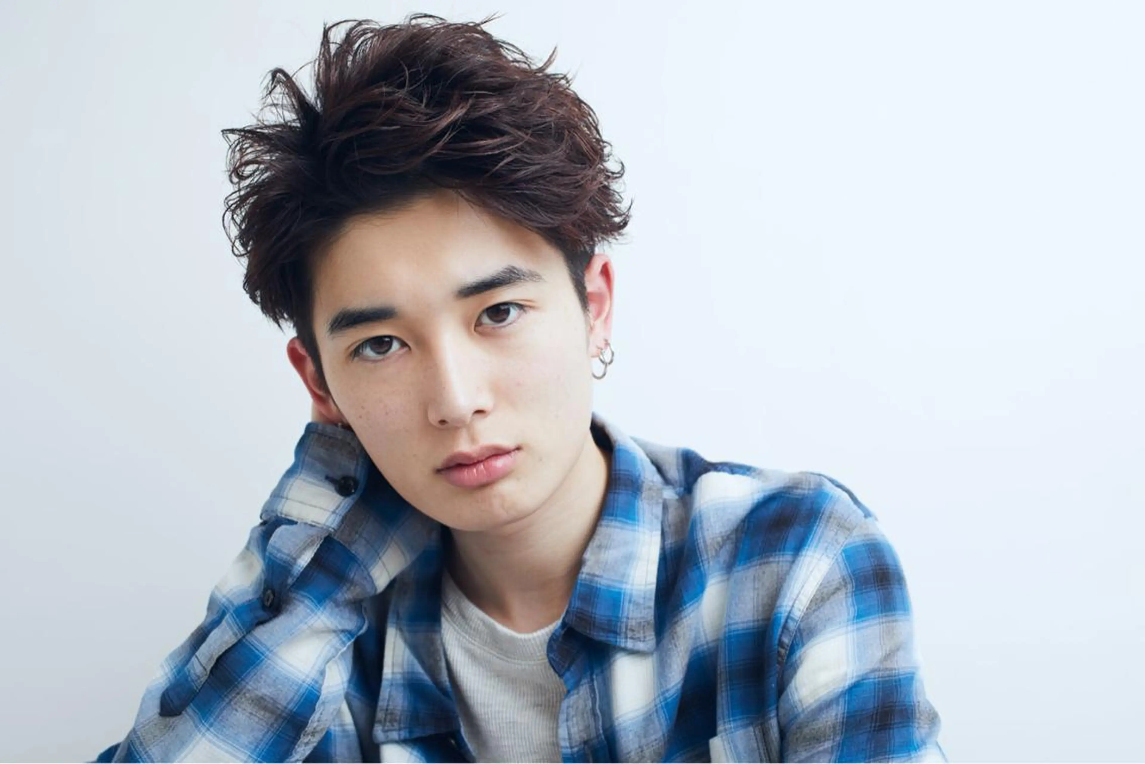 ショート カラー パーマ メンズ Ways TOKYO所属・北間 寛哉のヘアスタイル