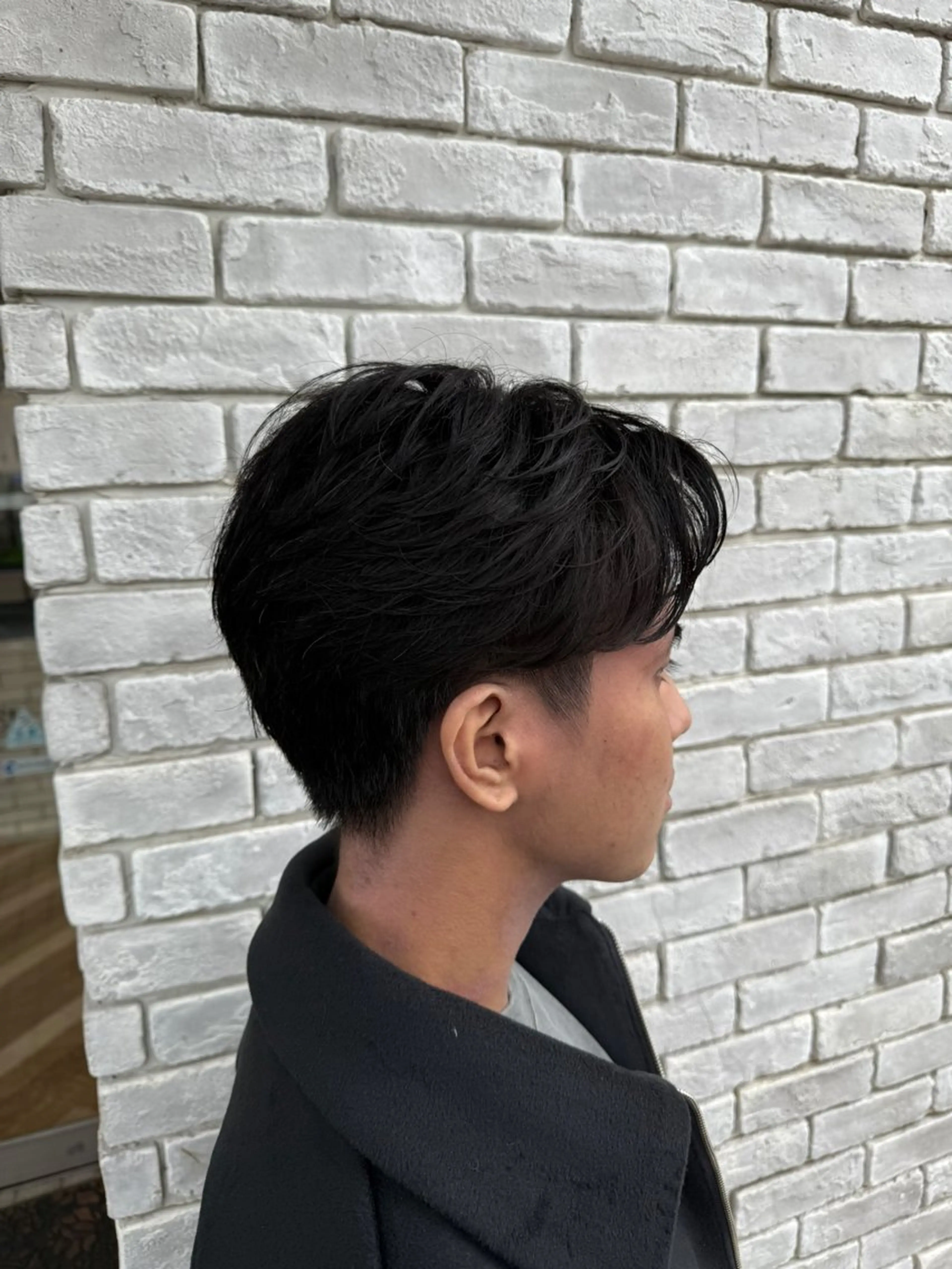 メンズ センターパート 刈り上げ 剣持 快吏ARISE✂️のヘアスタイル