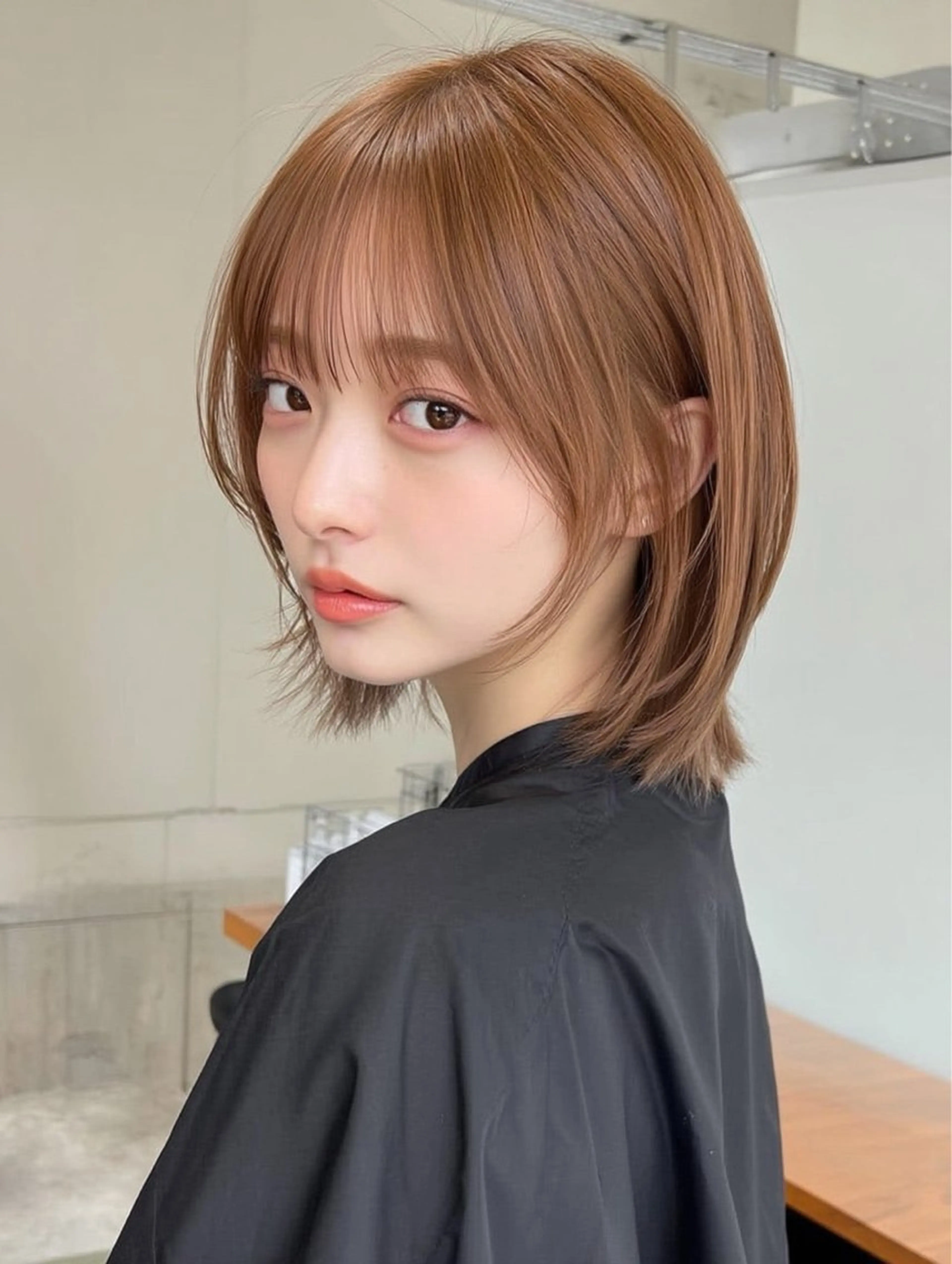 ミディアム カット ヘアカラー edA. 鎌倉のヘアスタイル