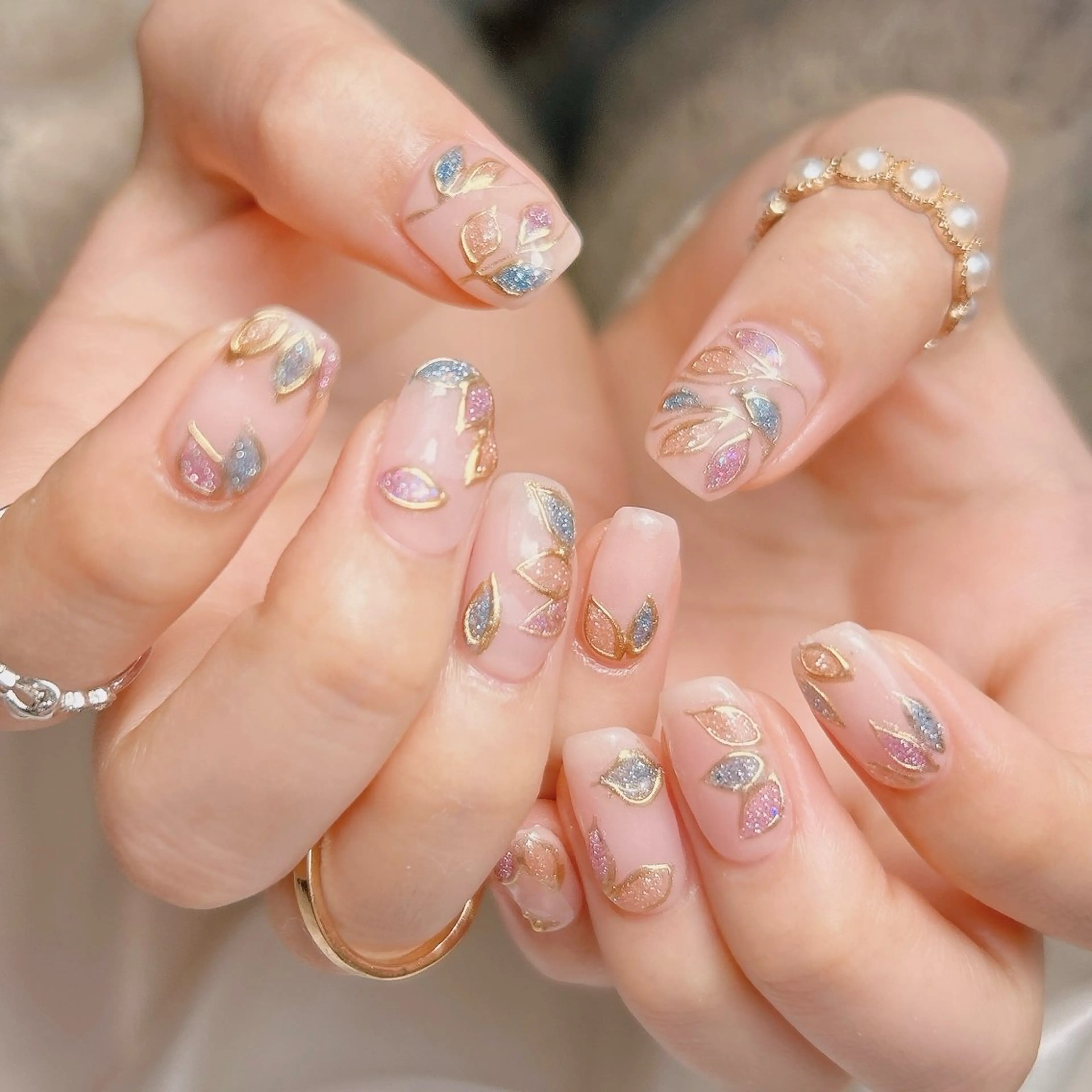 ネイル 卒業式 ハンドネイル junna 金山.東別院.上前津のネイルデザイン