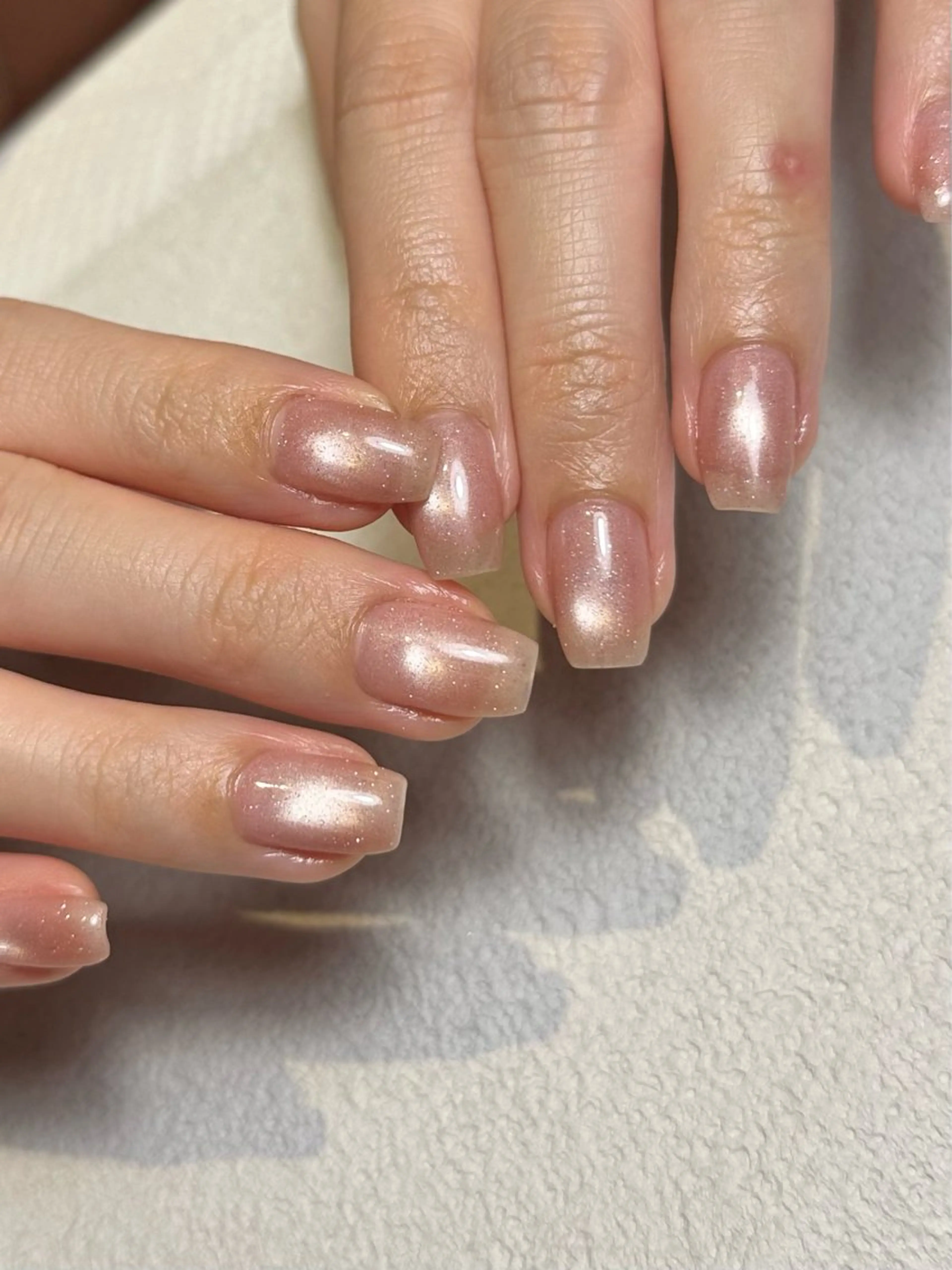 ネイル フラッシュネイル ラメ(グリッター) ハンドネイル TOPAZ恵比寿所属・Tsuno Nagisaのネイルデザイン