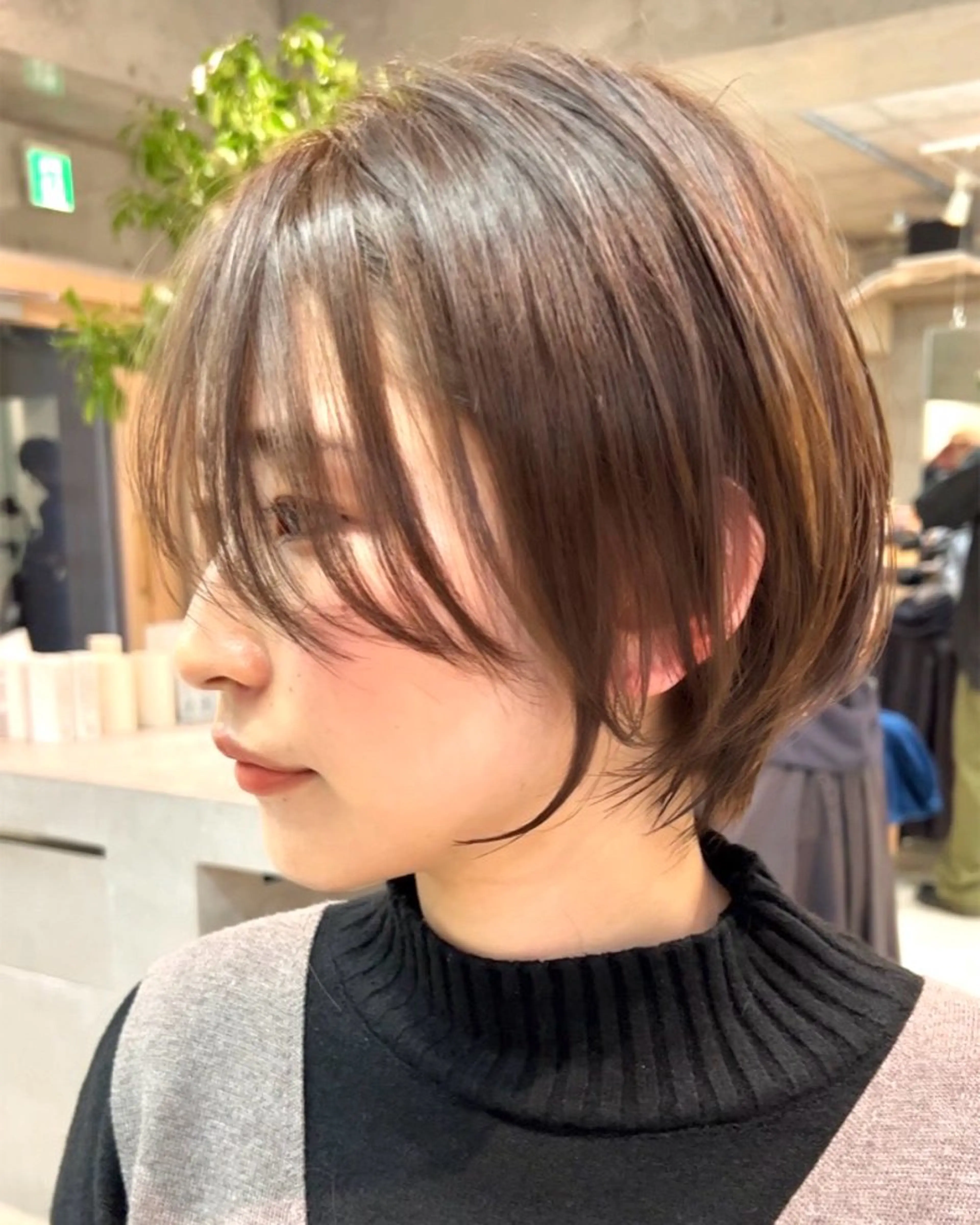 ショート カラー Laff新宿所属・縮毛矯正/ボブ 新宿/ショート/航輝のヘアスタイル
