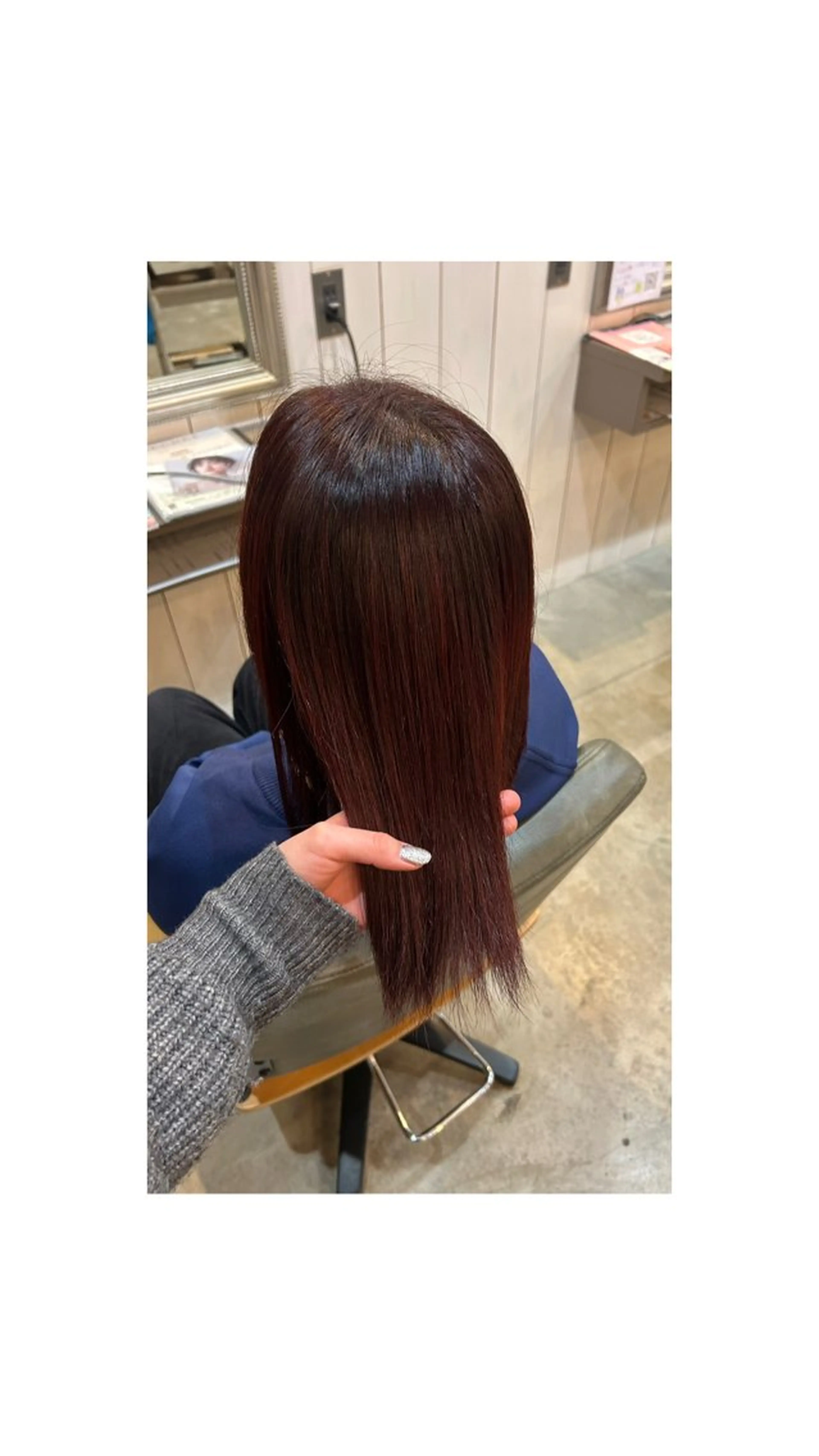 ミディアム 長谷川 楓恋のヘアスタイル