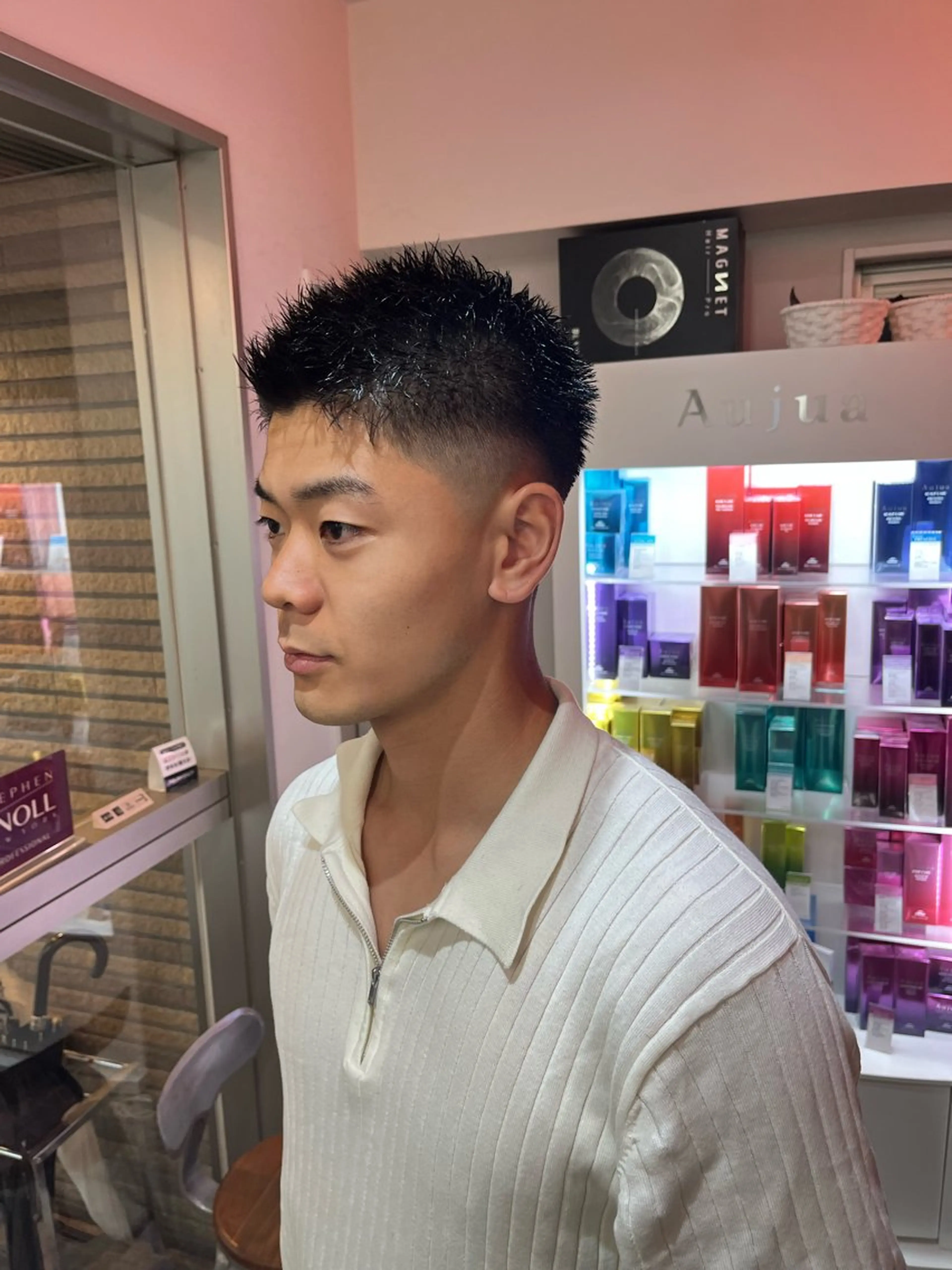 ショート メンズ フェードカット スキンフェード メンズ特化/パーマ /フェード/洋輔のヘアスタイル