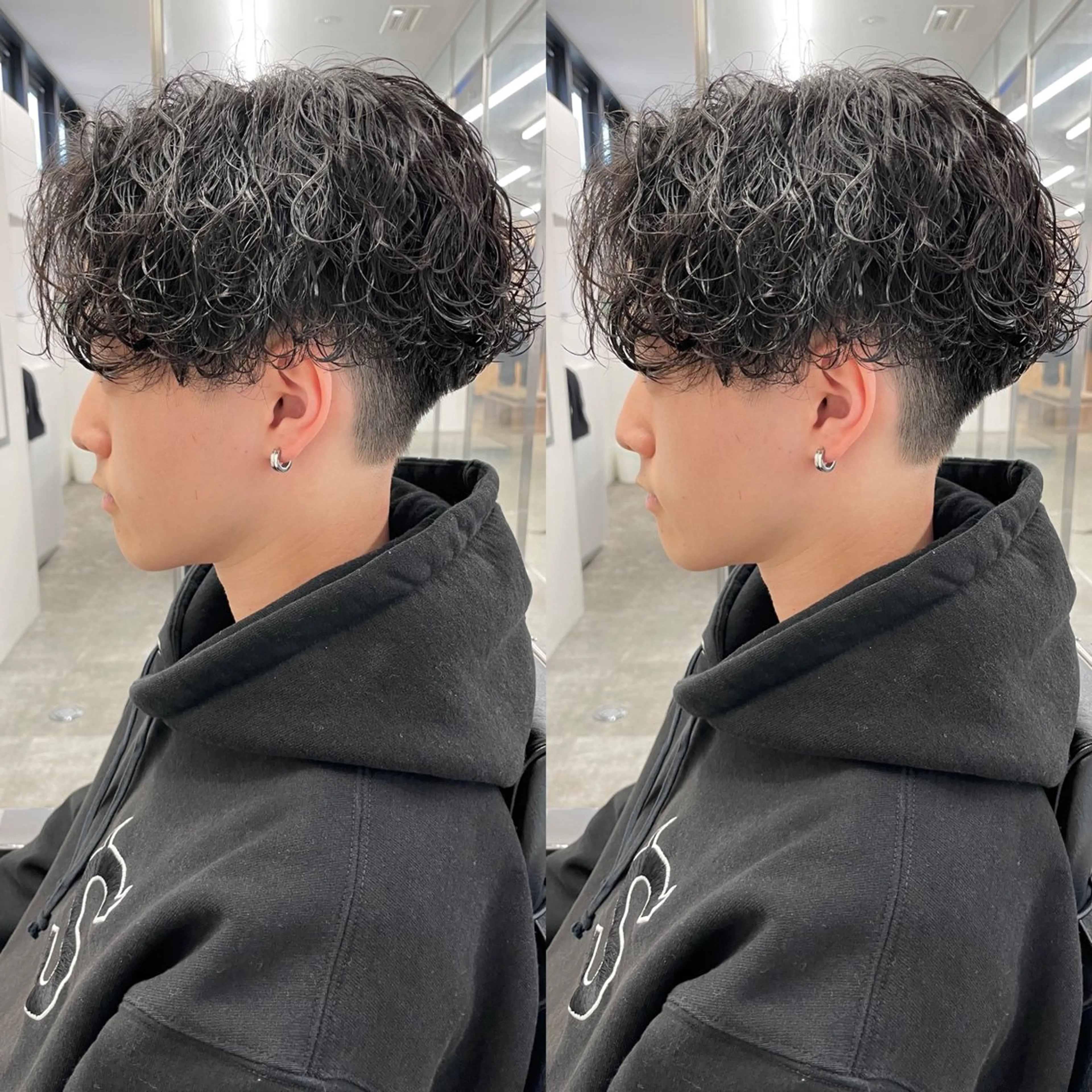 ショート カラー パーマ ヘアアレンジ メンズ 亀井隆汰/メンズ専門 パーマ特化美容師のヘアスタイル