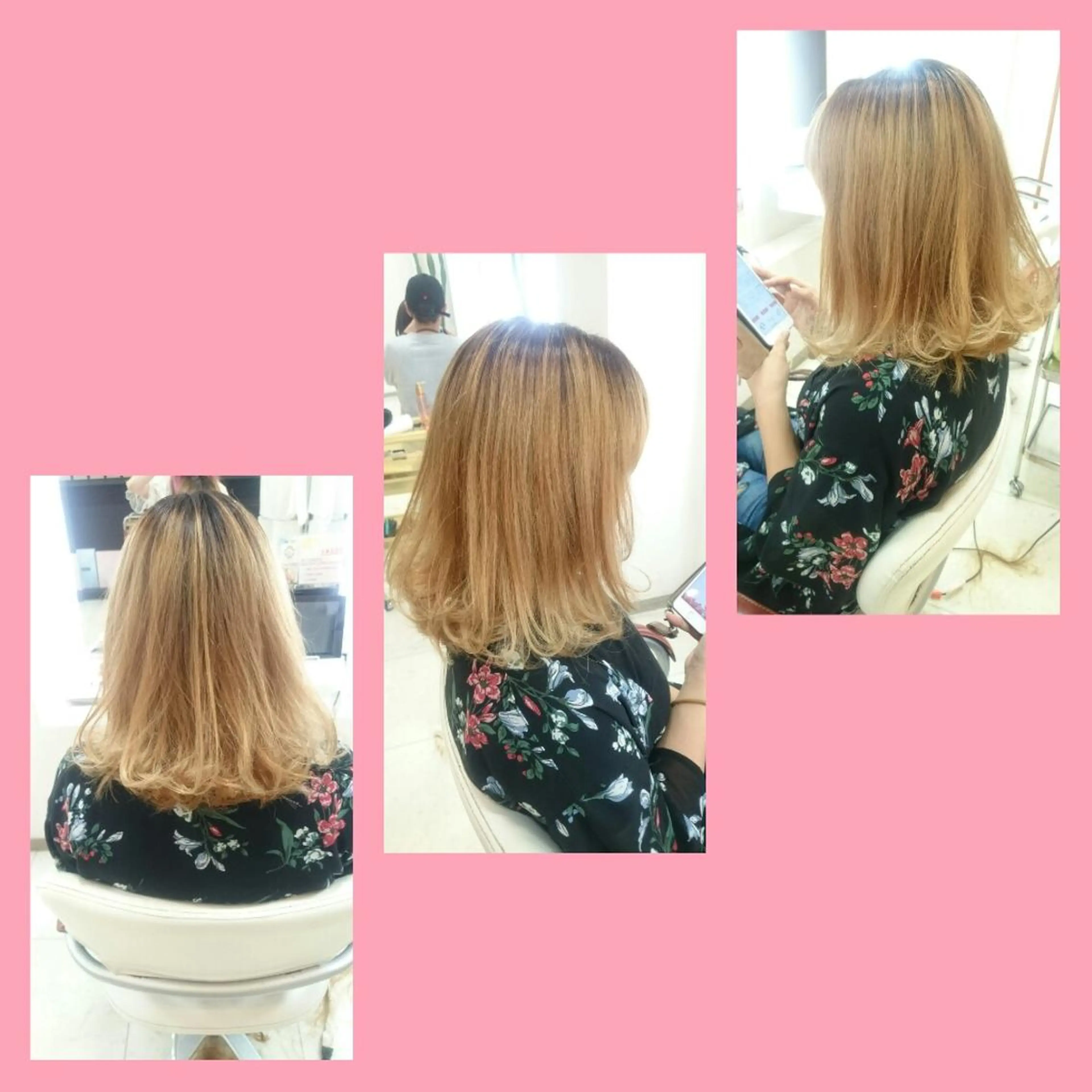 ミディアム キンジョウ エナミのヘアスタイル