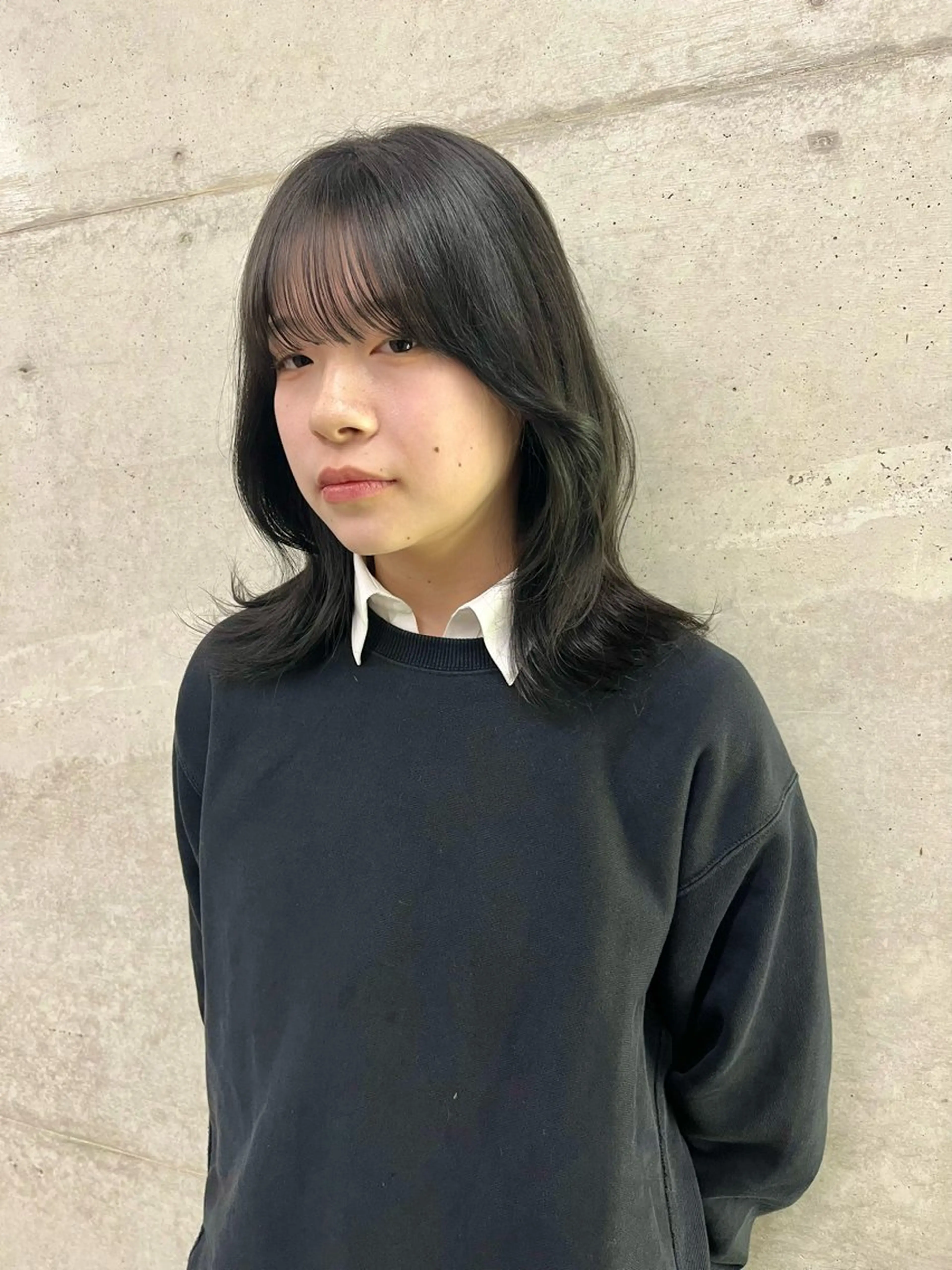 ミディアム カラー 透明感カラー カット トリートメント LOMARLIE / CHIKA🫧のヘアスタイル