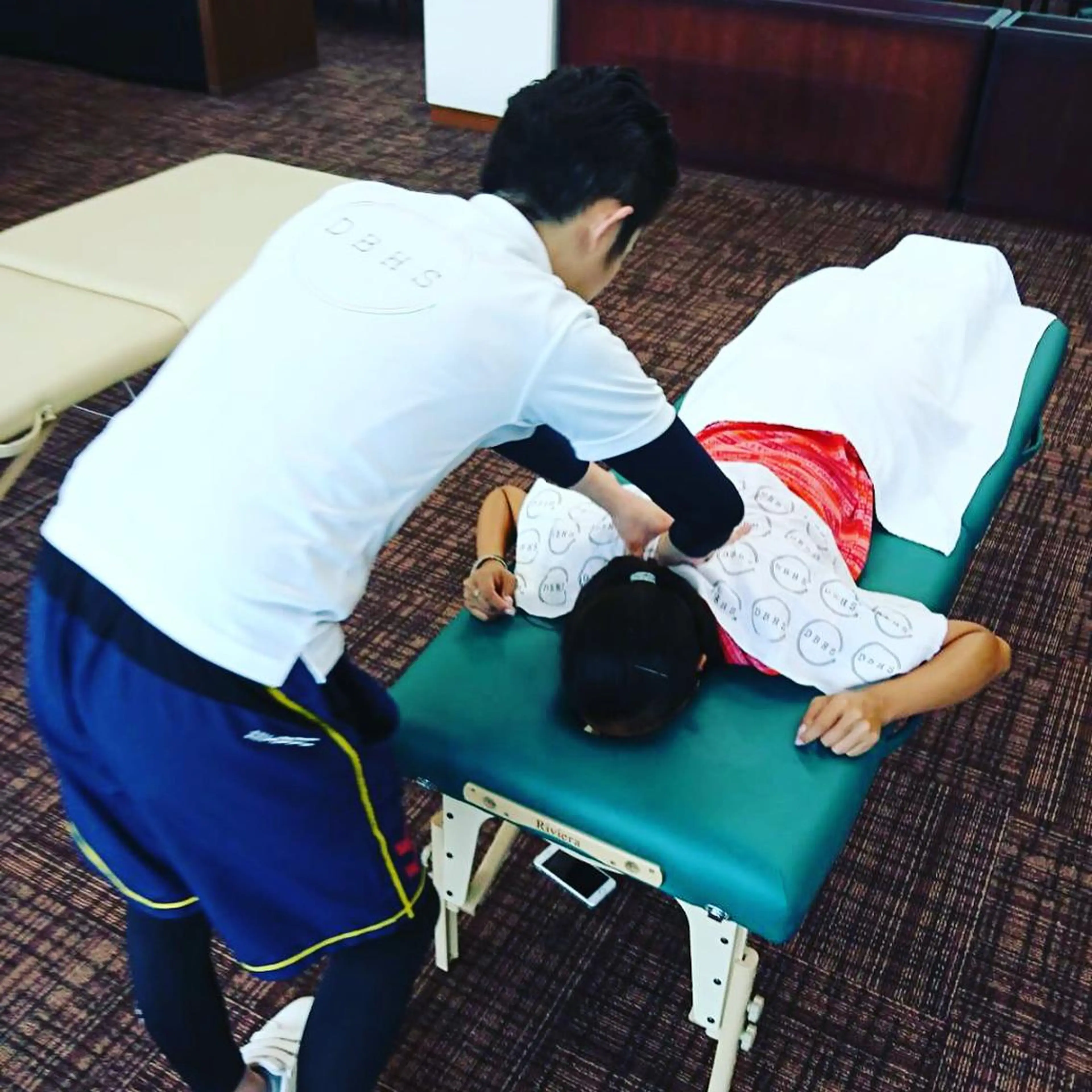 リフレッシュコース（マッサージ＋ストレッチ）の写真