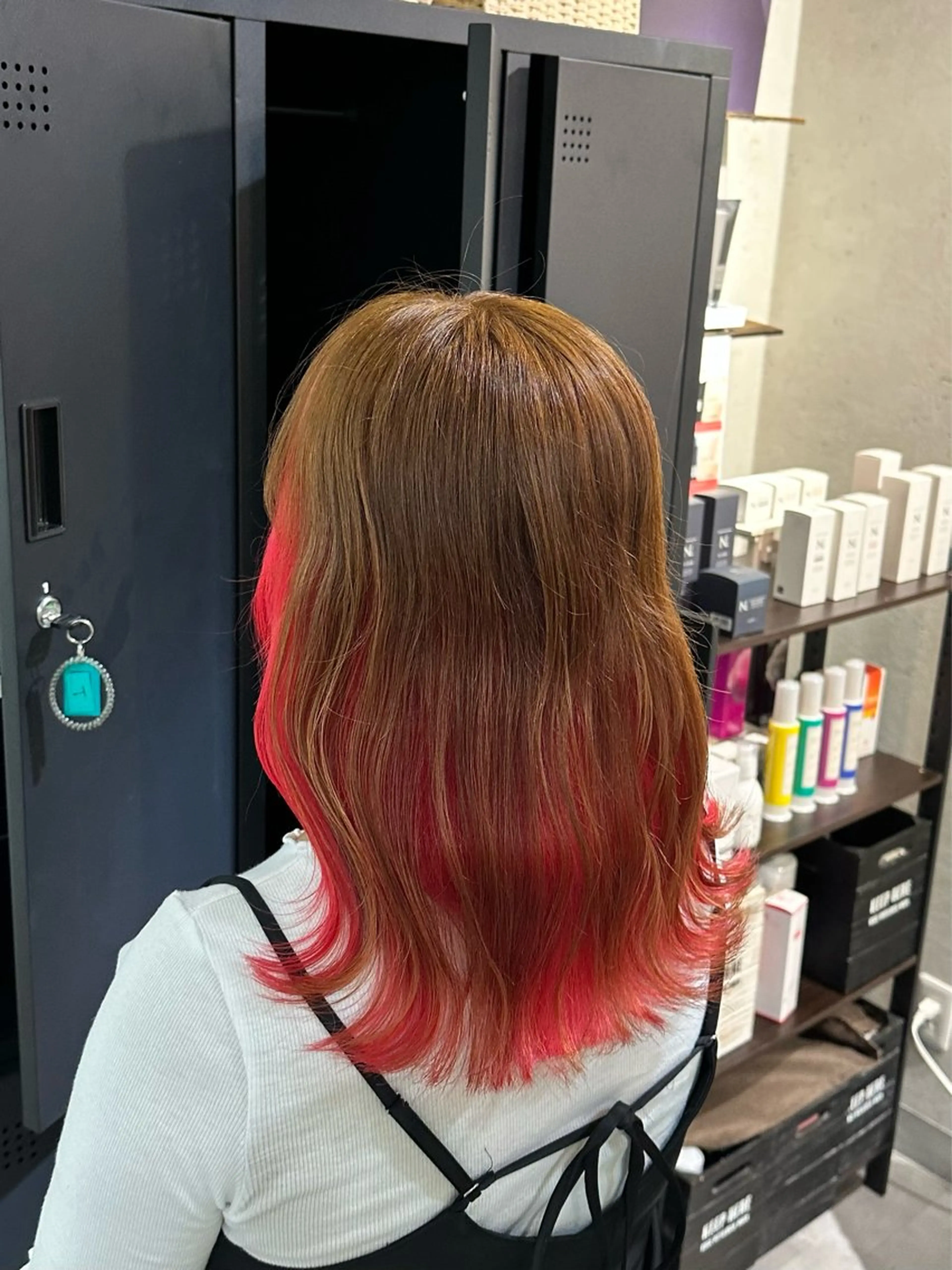 ロング カラー JOS所属・上野ハイトーン/デ ザイン✂︎touiのヘアスタイル