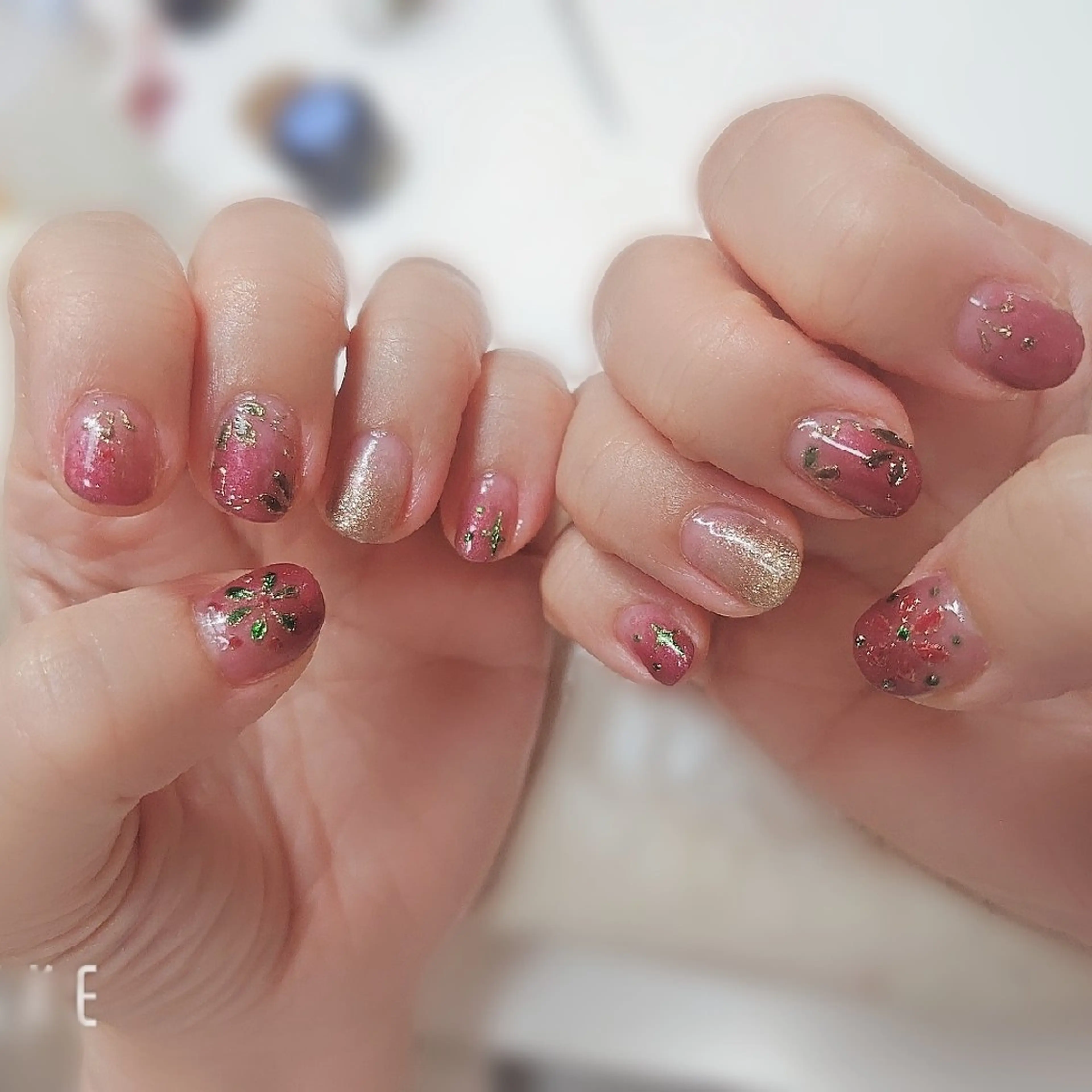 ネイル アートネイル ハンドネイル 黒浜 ちなみのネイルデザイン