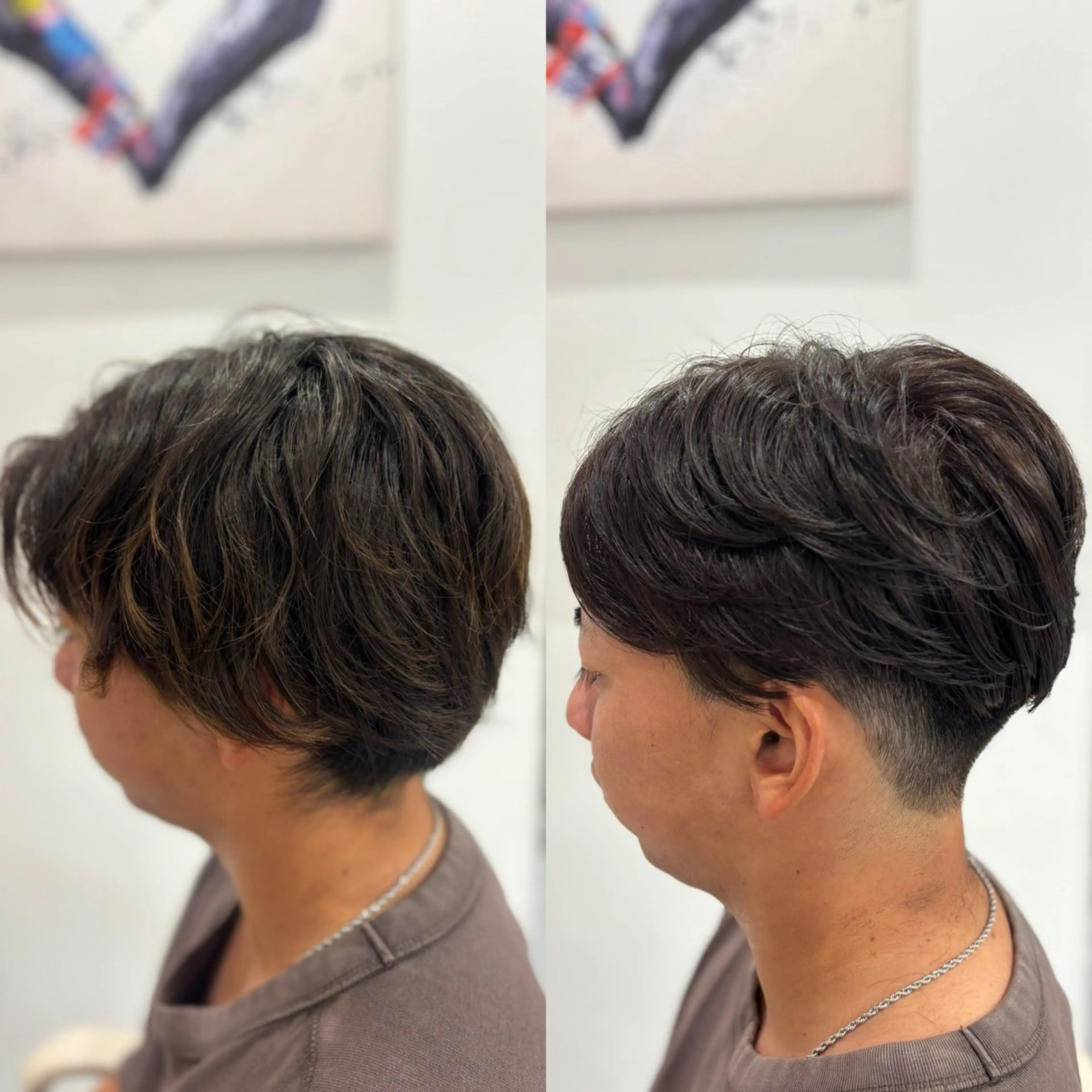 ショート パーマ メンズ カット パーマ メンズ特化韓国風 パーマスタイル/りんのヘアスタイル