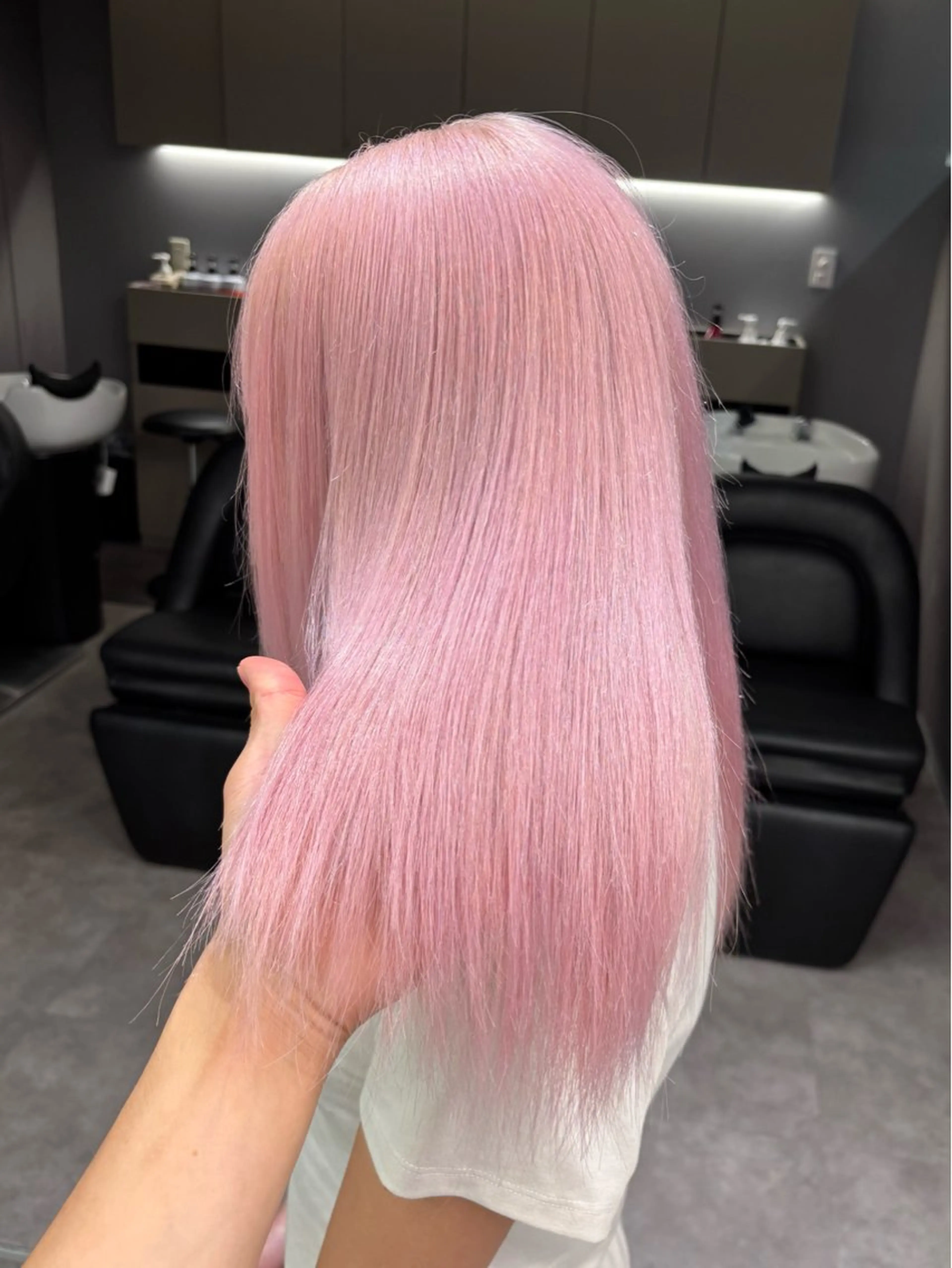 セミロング ヘアカラー 酒井 剛喜のヘアスタイル