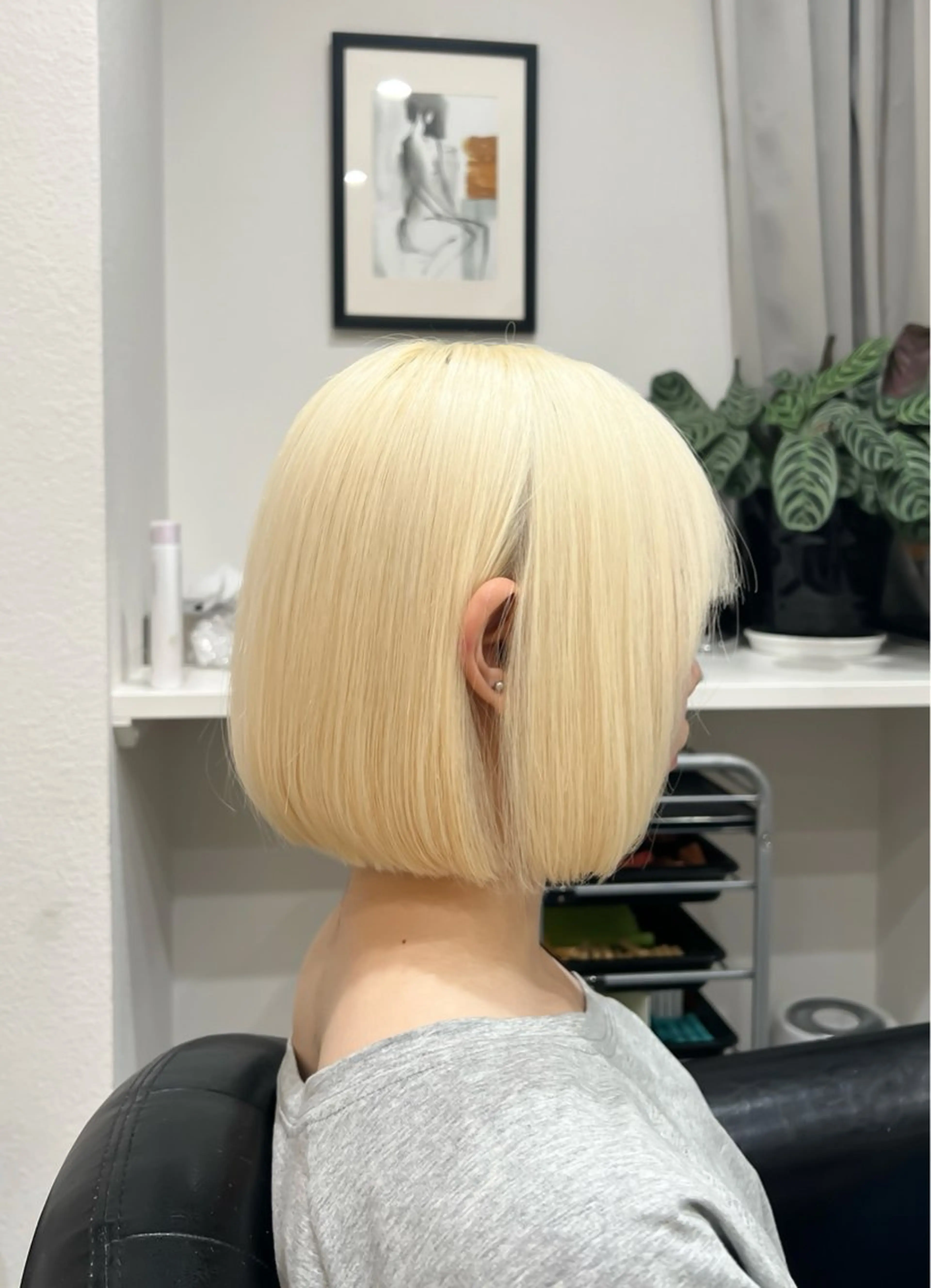 ミディアム カラー LEBEN所属・和夢/メンズカット/ パーマ/ハイトーンのヘアスタイル