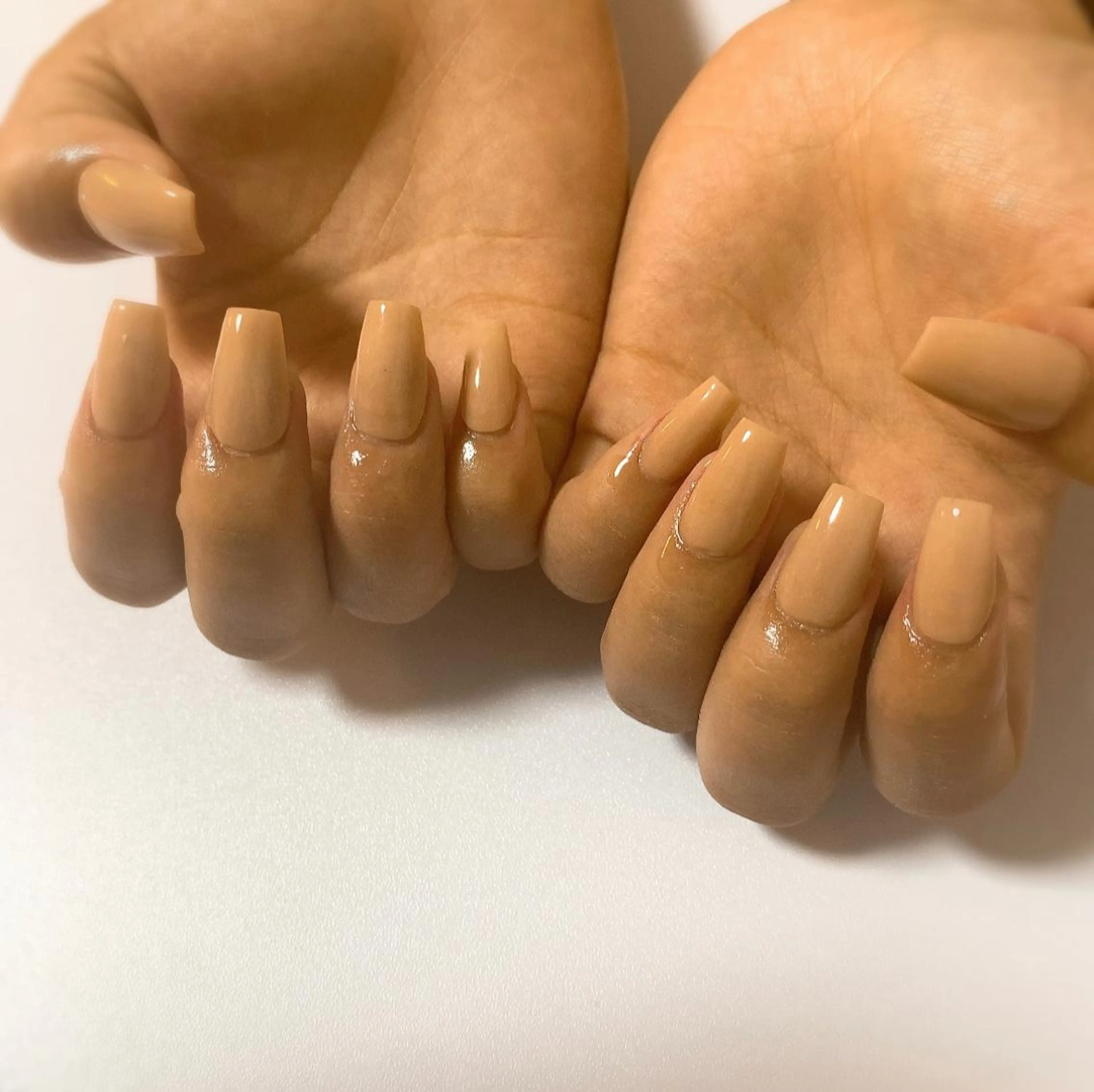 ネイル ワンカラーネイル スカルプネイル vivi nailのネイルデザイン