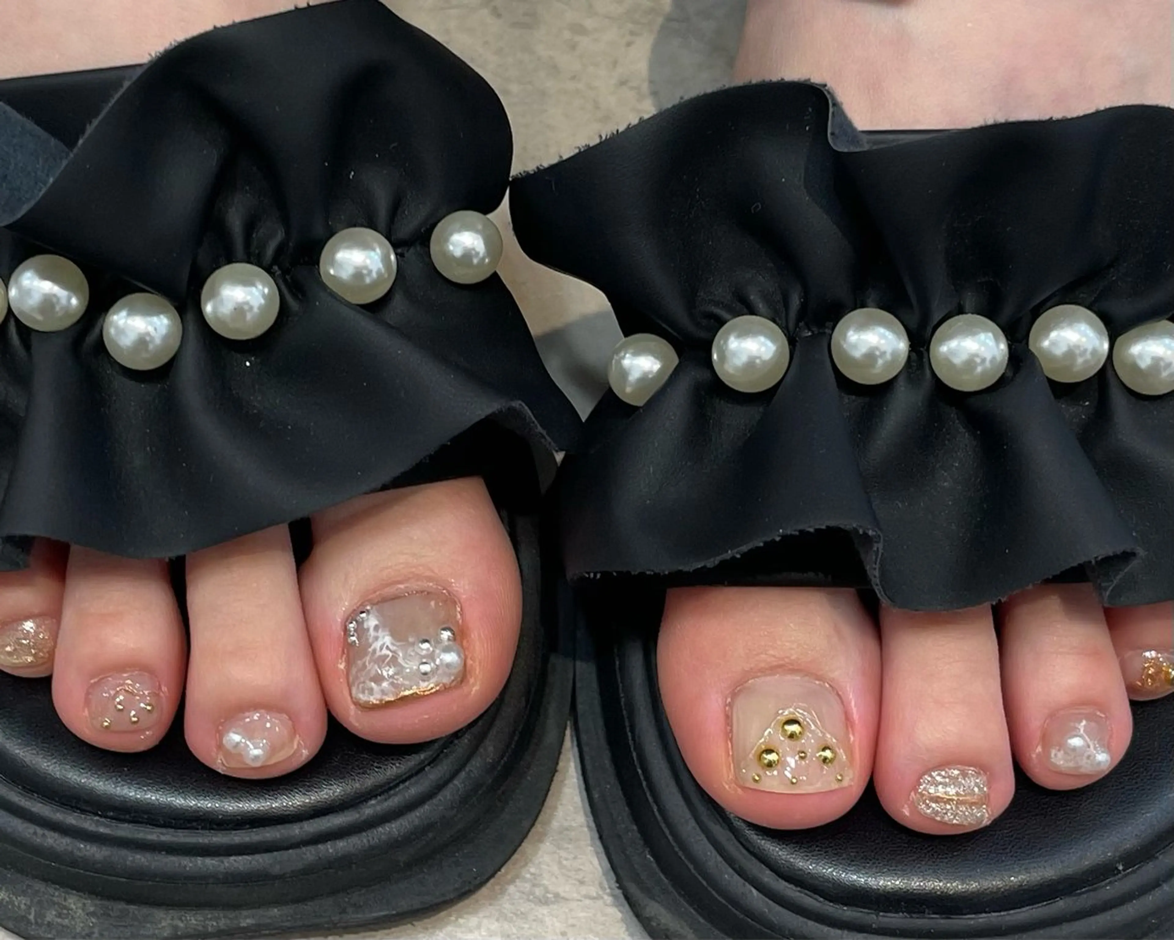 フットネイル 隅田 花のネイルデザイン