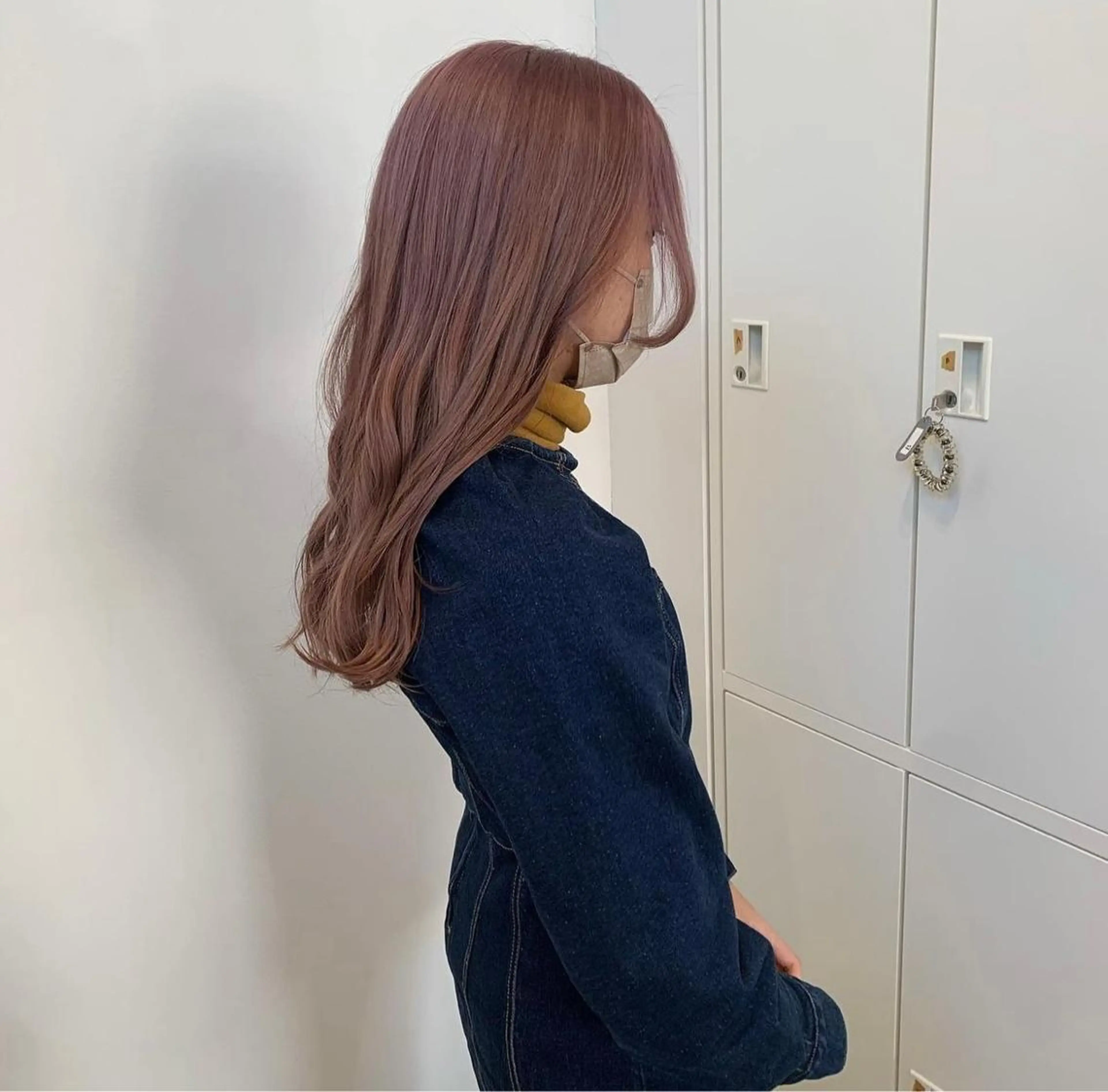 ロング 築地 なずなのヘアスタイル